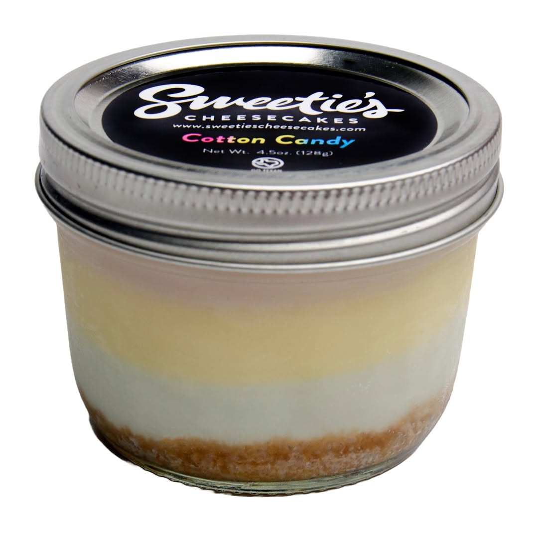 Cotton Candy Cheesecake Jar
