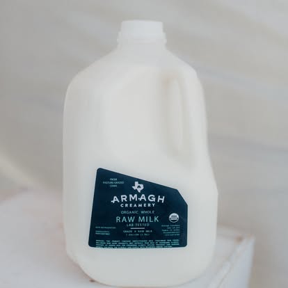 Organic Grade A Raw Whole Milk (Weekly Interest)