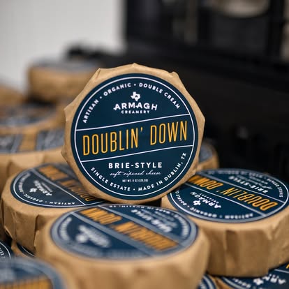 Certified Organic Doublin’ Down Double-Cream Brie-Style Cheese (Interest)