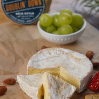 Certified Organic Doublin’ Down Double-Cream Brie-Style Cheese (Interest)