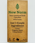 Date Sweetened Dark Chocolate (60%)