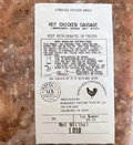 Pasture-Raised Ground Hot Chicken Sausage