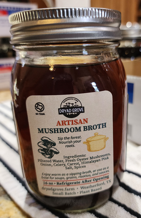 Mushroom Broth (16oz or 32oz)