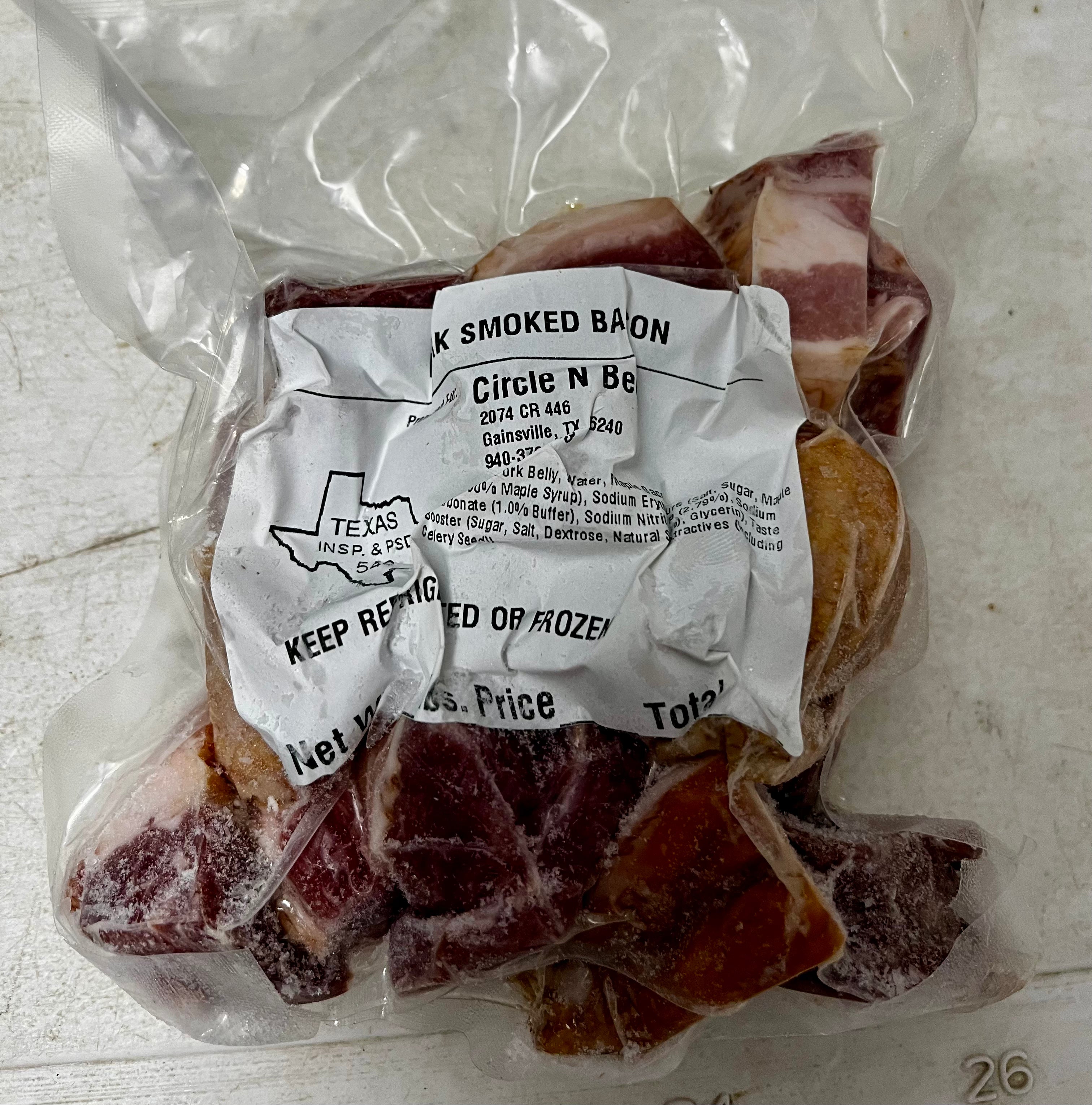 Pasture-Raised Bacon Ends (1lb)