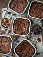 Sourdough Brownies (with pecans)