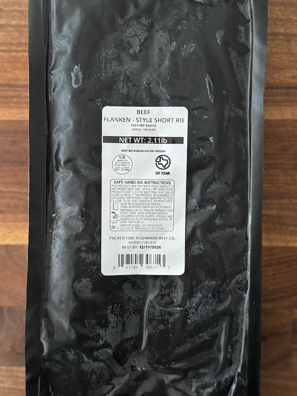 Beef Flank-Style Short Rib (approx 2lbs)