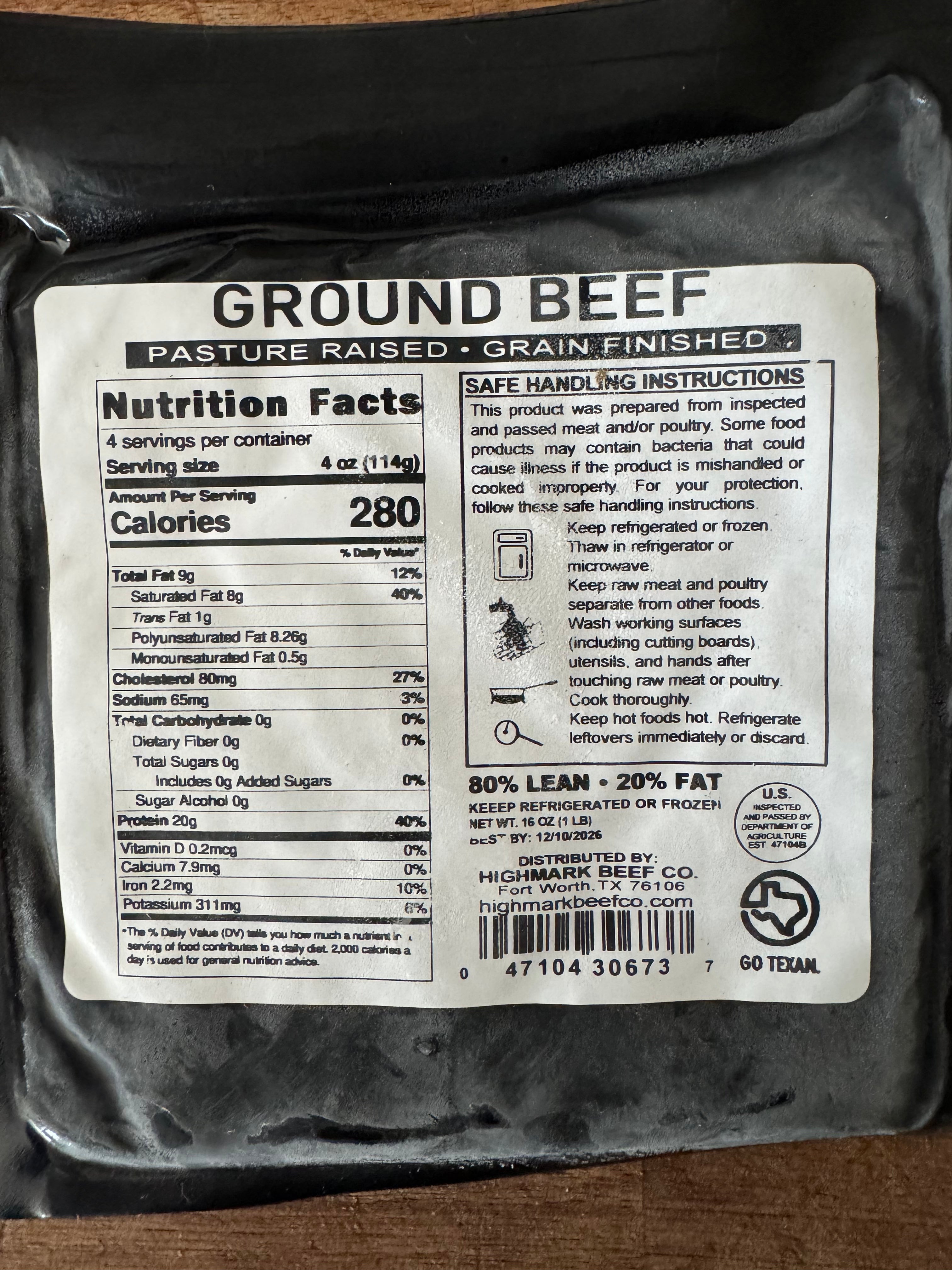 Ground Beef (1lb)