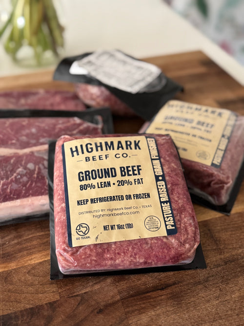 Pasture-Raised, Grain-Finished Ground Beef (1lb)
