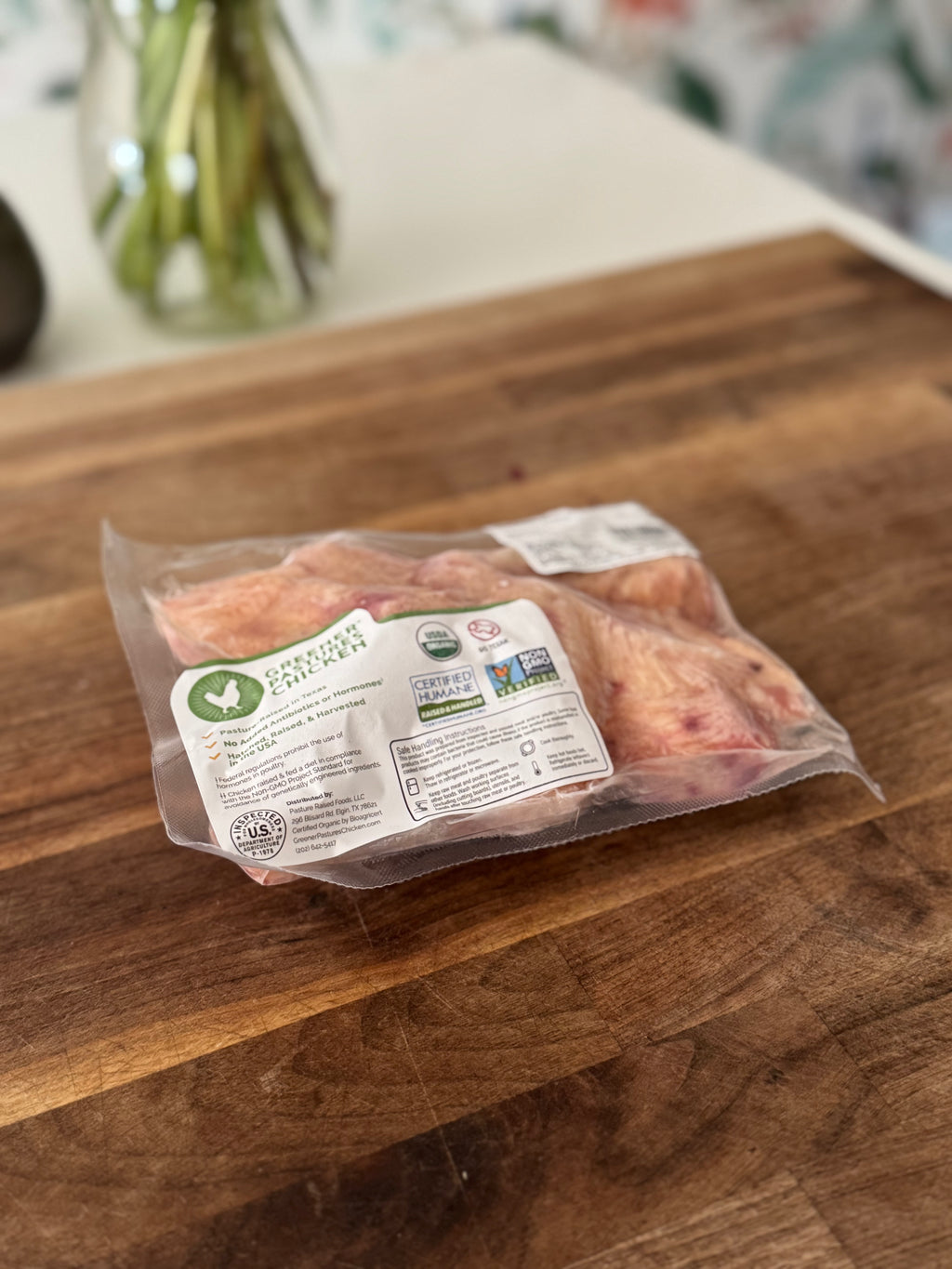 Organic Whole Chicken Wings (approx 1lb)