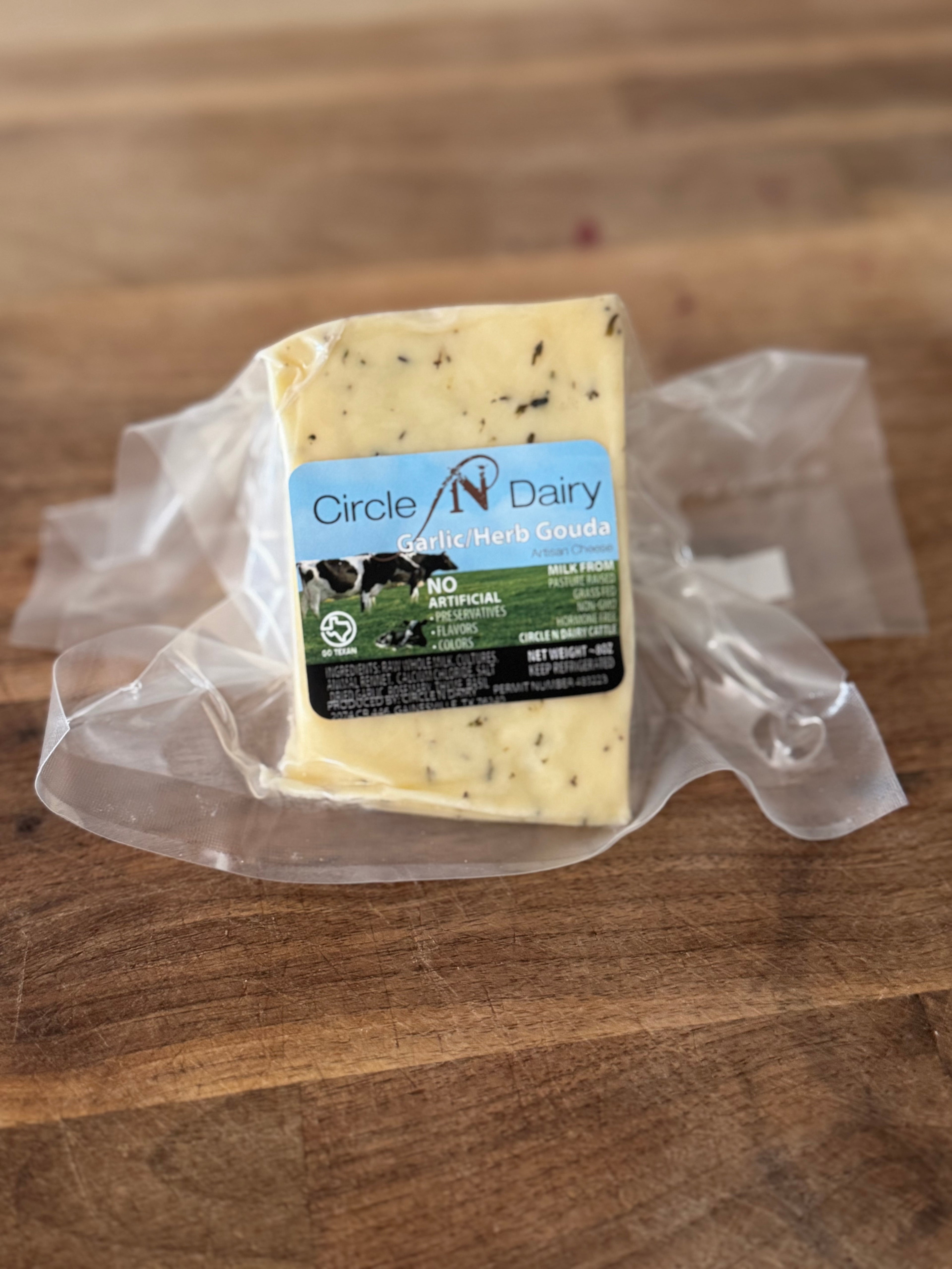 Artisan Raw Cheese (1/2lb wedge)