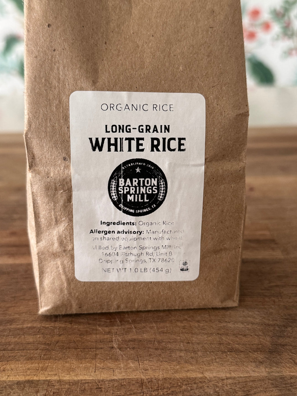 Organic Long Grain Rice - Brown or White (1lb)