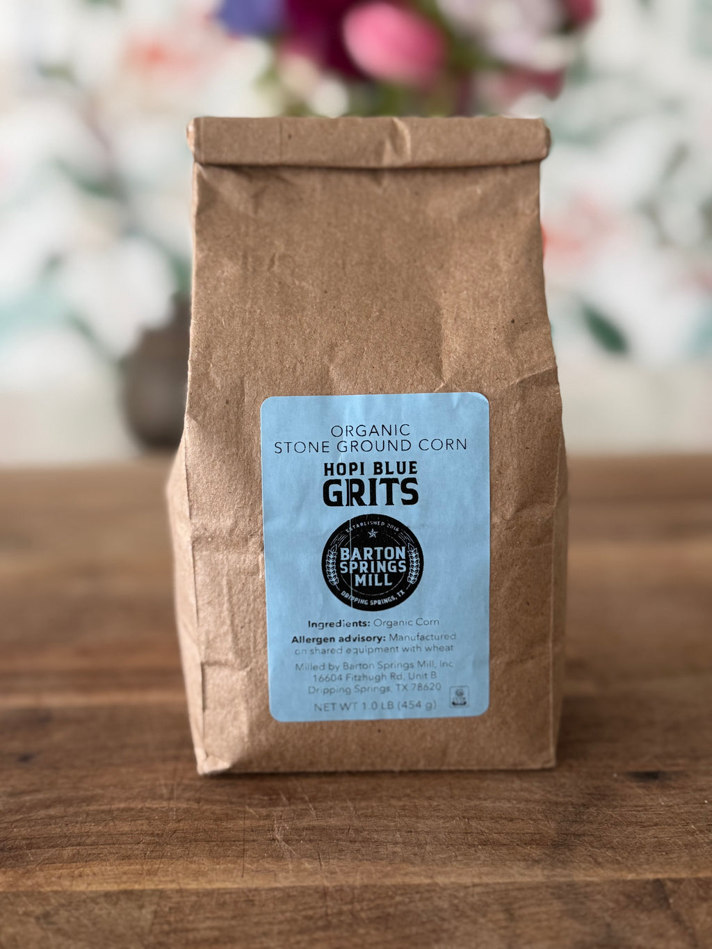 Organic Hopi Blue Grits (1lb)