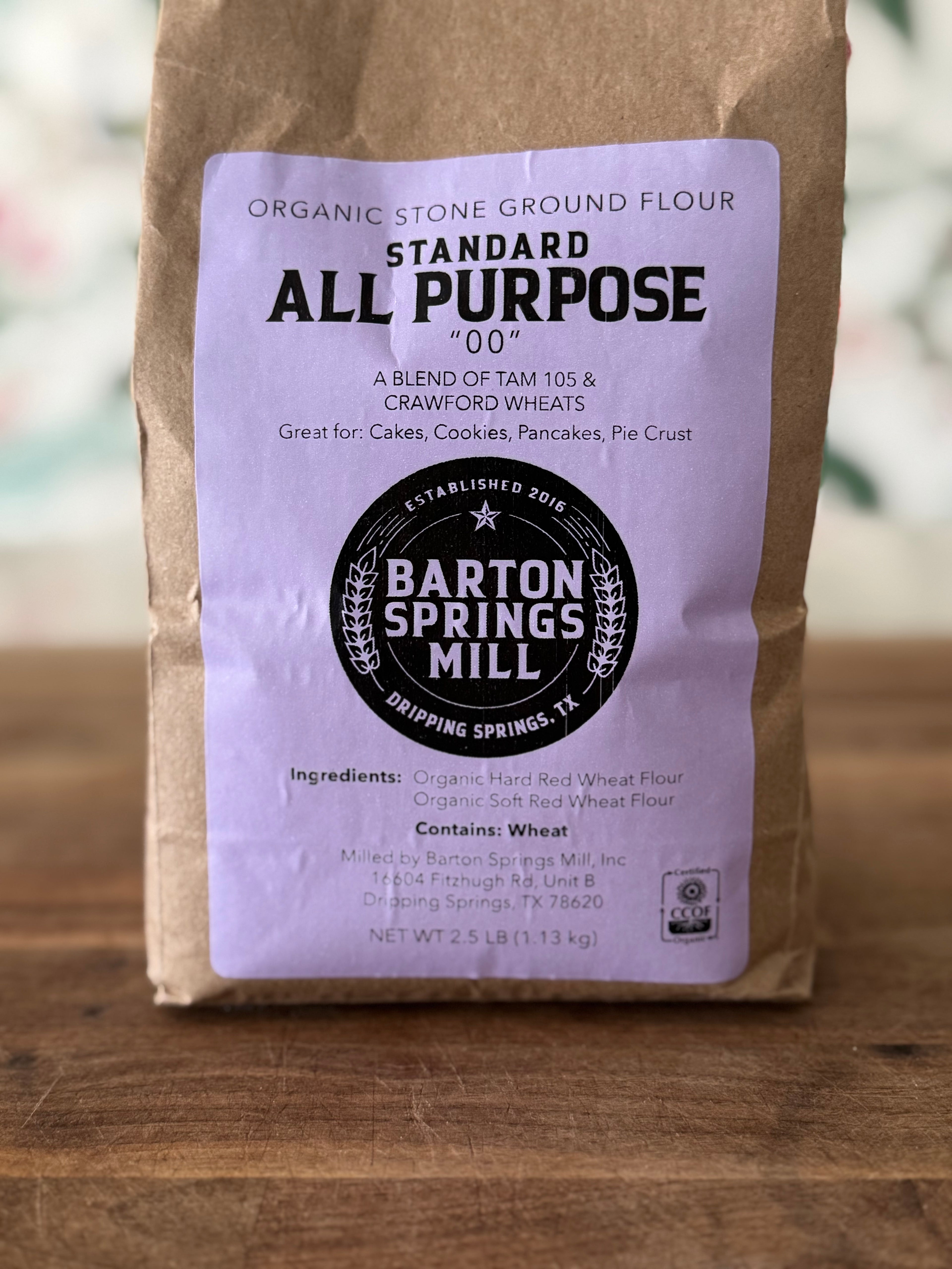 Organic Stone-Milled All-Purpose Flour Standard (2.5lb)