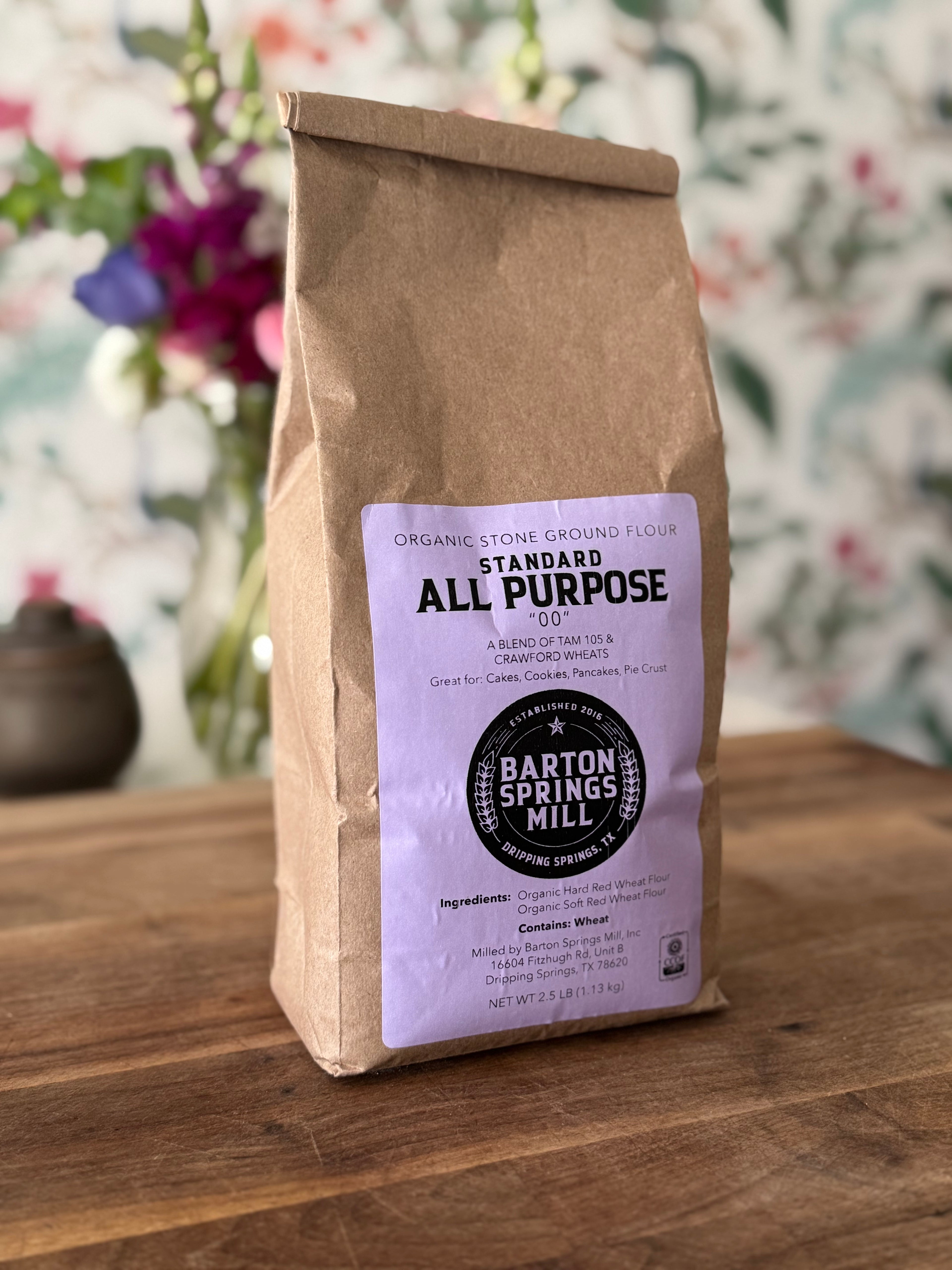 Organic Stone-Milled All-Purpose Flour Standard (2.5lb)