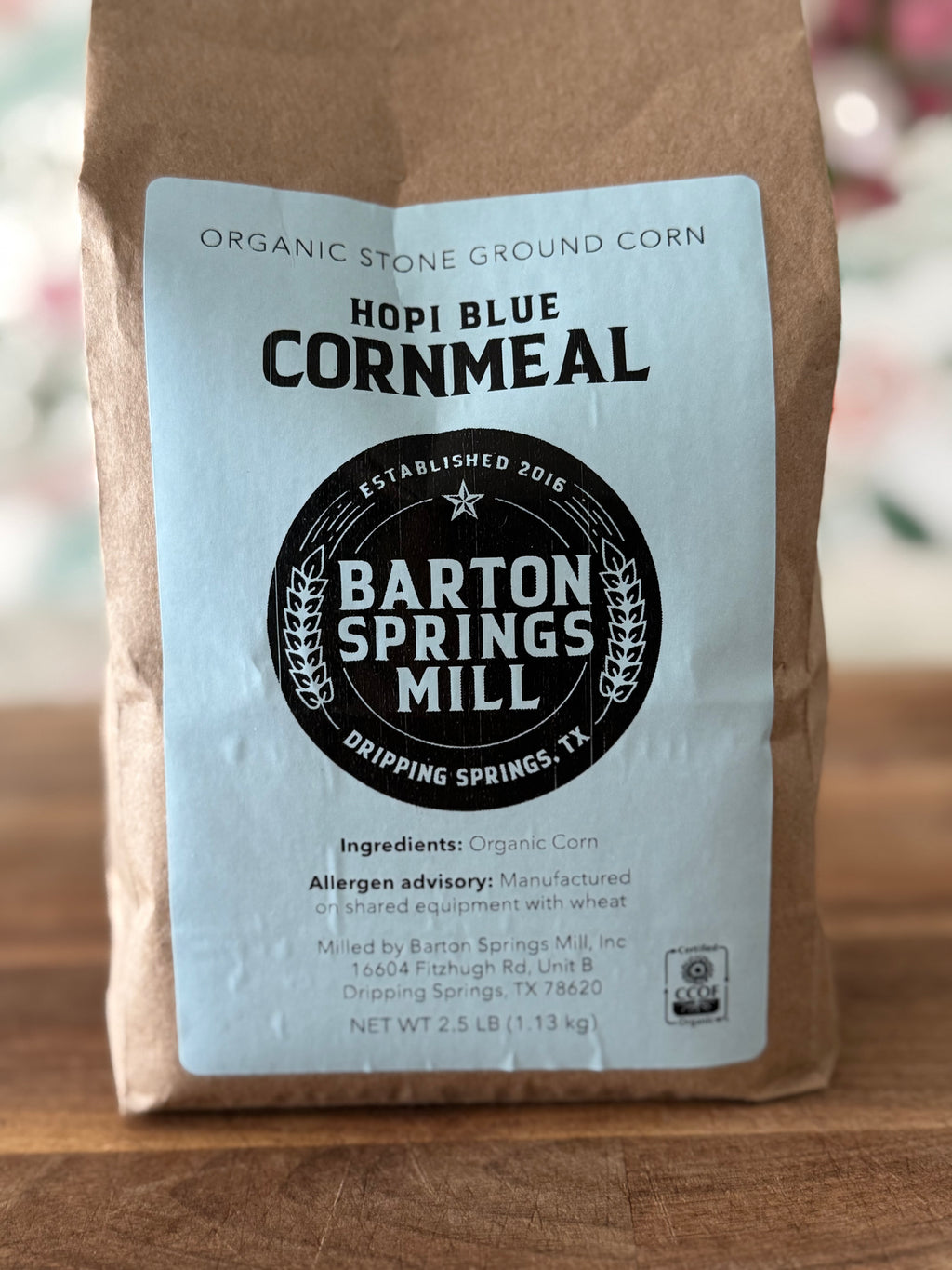 Organic Hopi Blue Cornmeal (2.5lb)