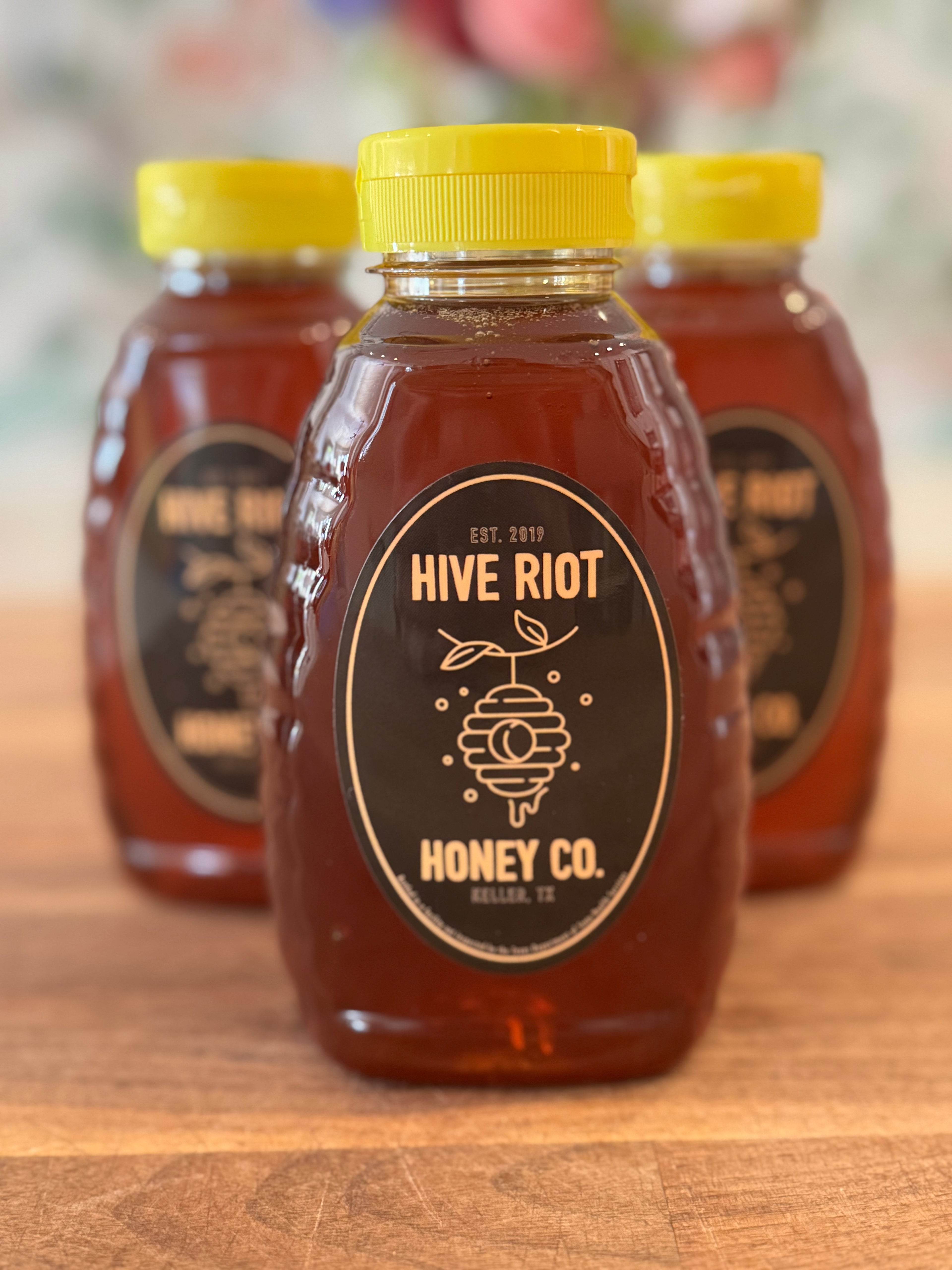 Raw Texas Wildflower Honey (1lb Squeeze Bottle)