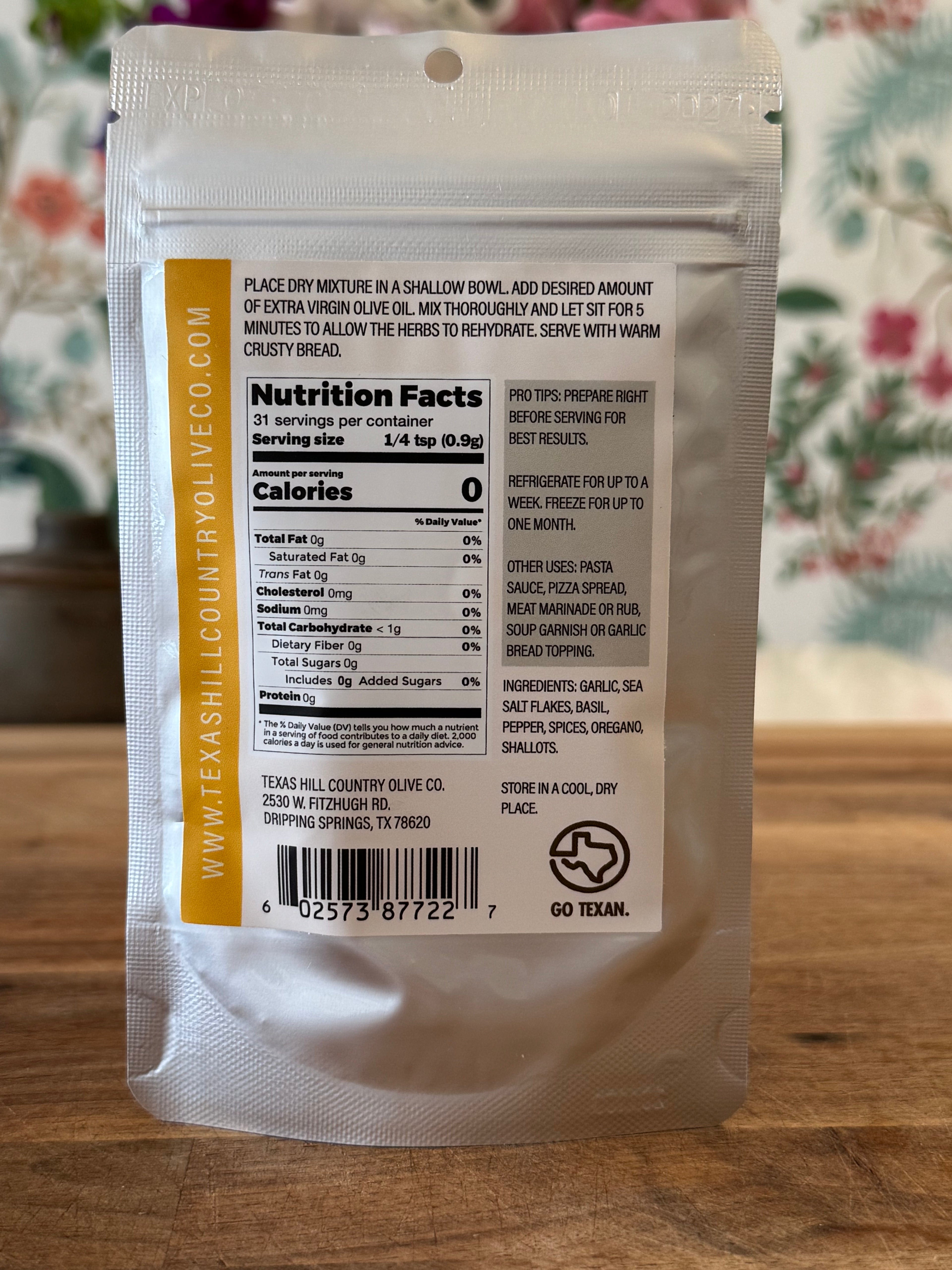 Garlic & Herb Bread Dipping Spices (1oz)