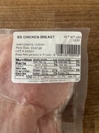 Organic Boneless Skinless Breast (~16oz)