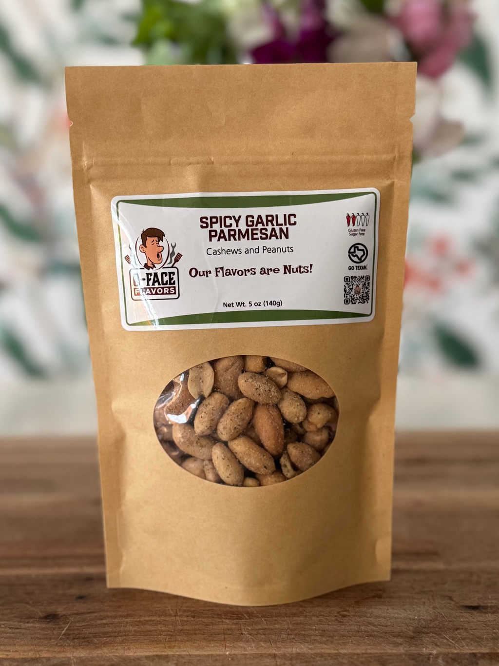 Spicy Garlic Parmesan Seasoned Mixed Nuts (5oz)