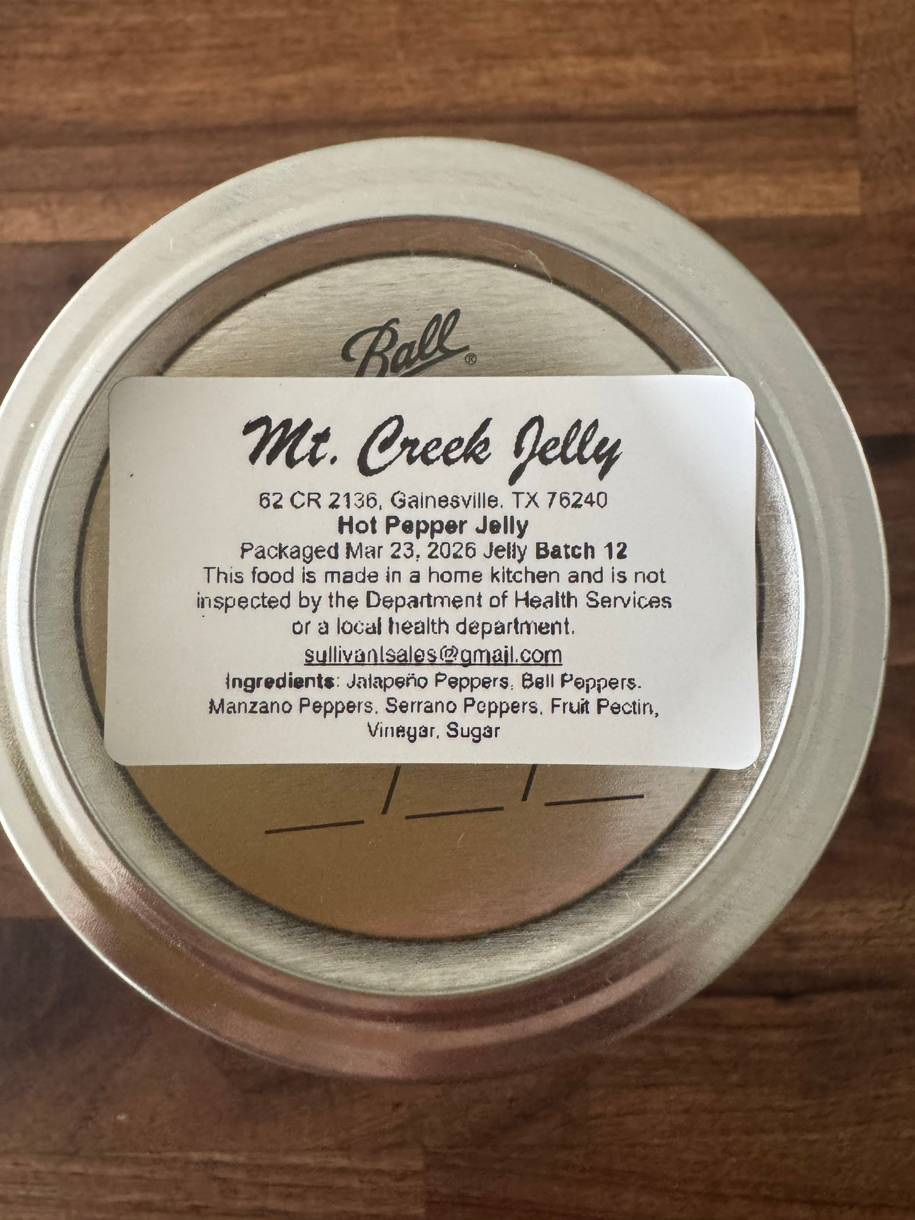 Seasonal Pepper Jellies - Choose Flavor