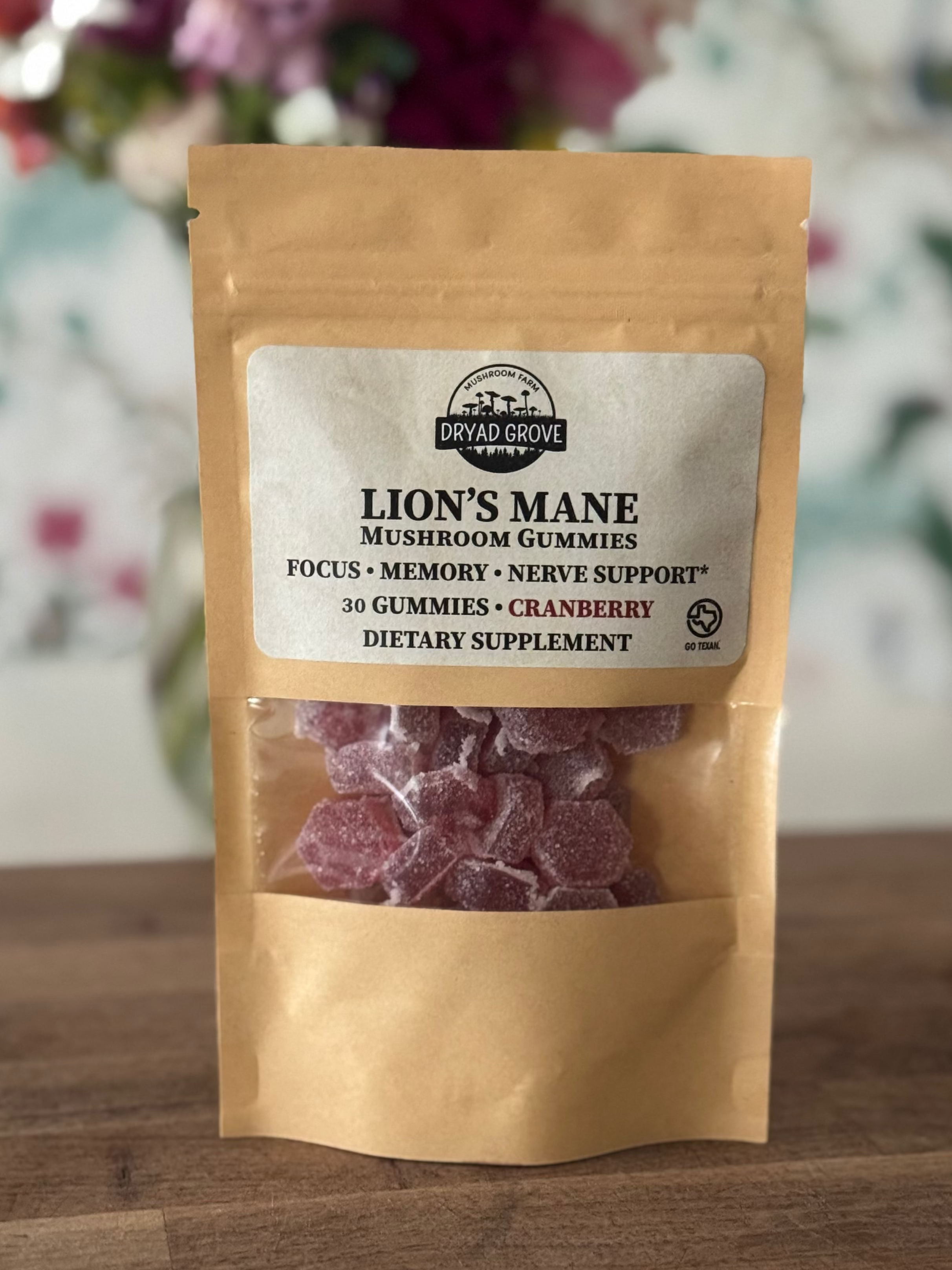Lion's Mane Mushroom Gummies (30ct)
