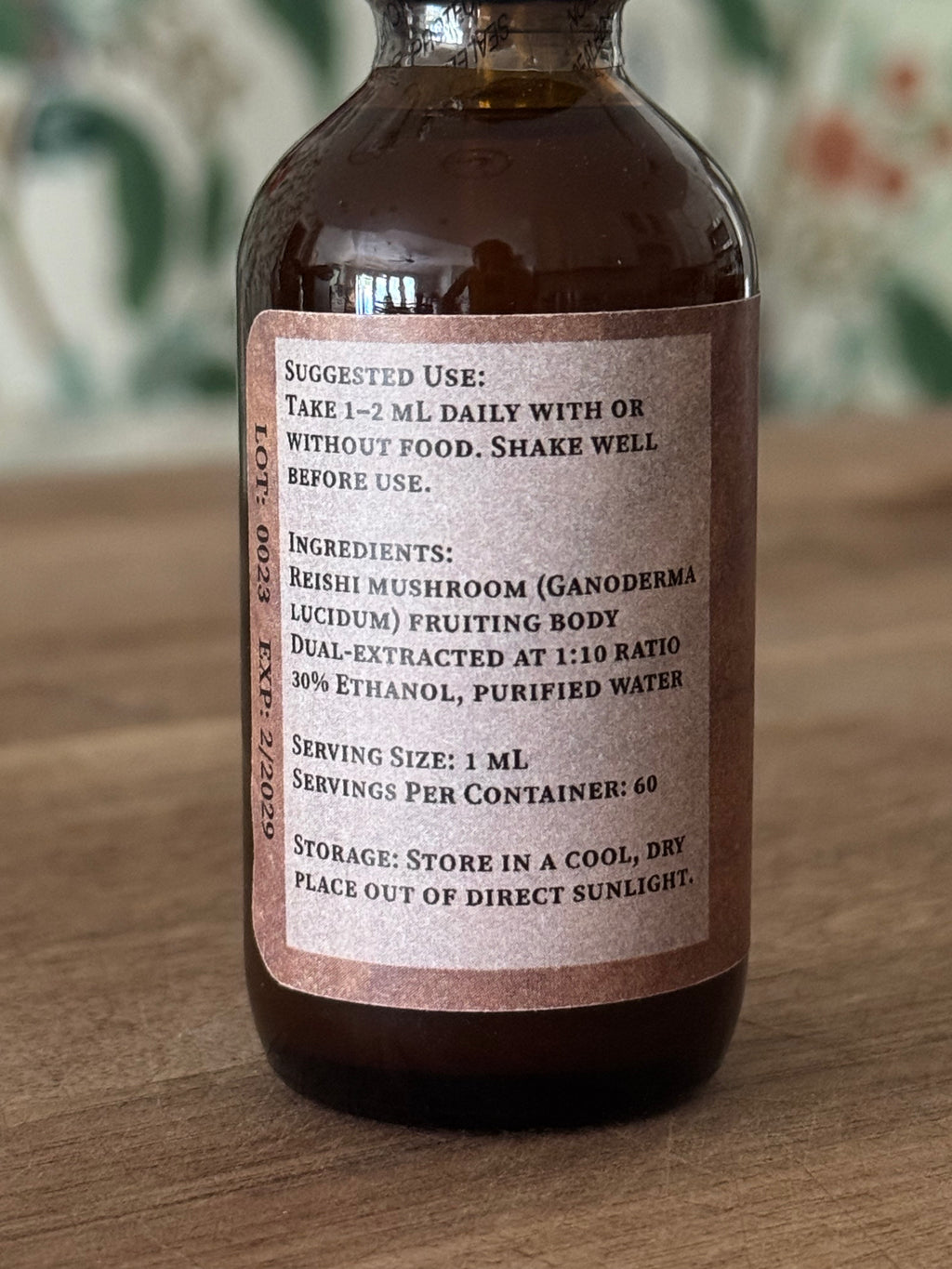 Reishi Mushroom Extract (1oz or 2oz)