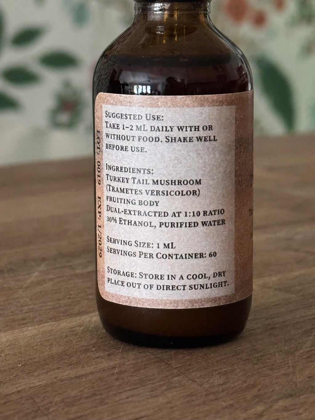 Turkey Tail Mushroom Extract (1oz or 2oz)