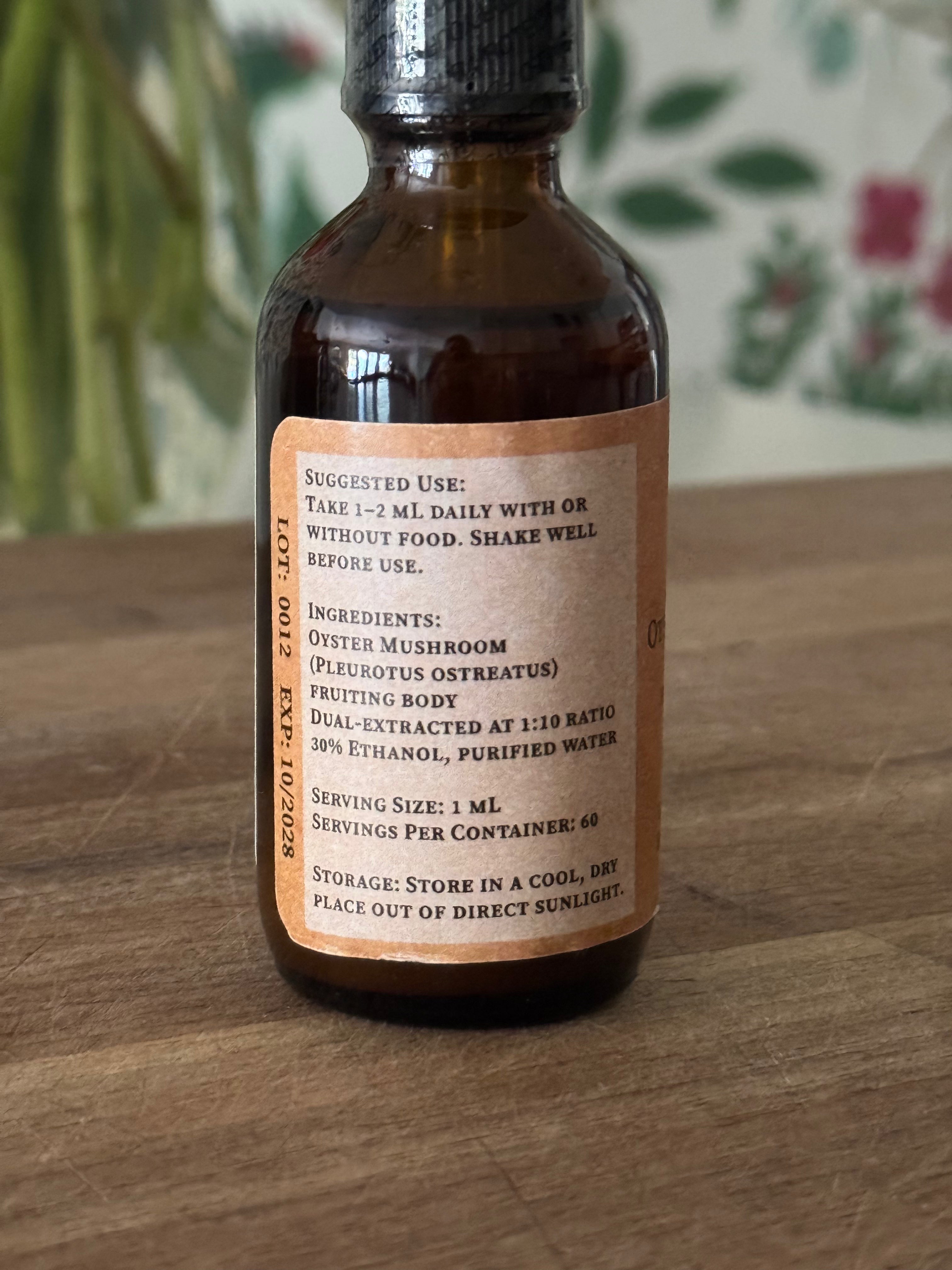 Oyster Mushroom Extract (1oz or 2oz)