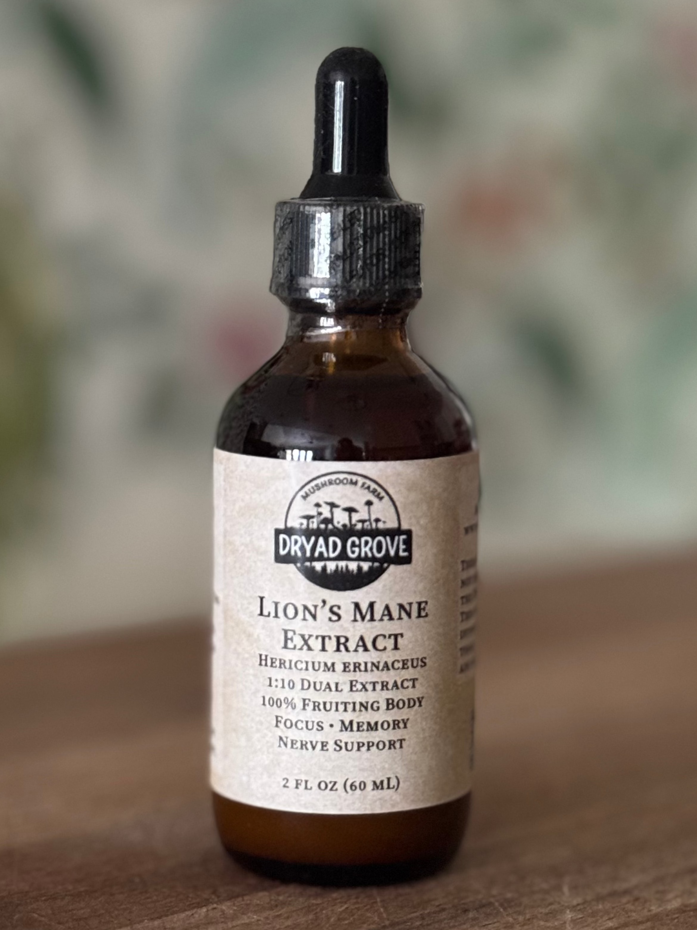 Lion's Mane Mushroom Extract (1oz or 2oz)
