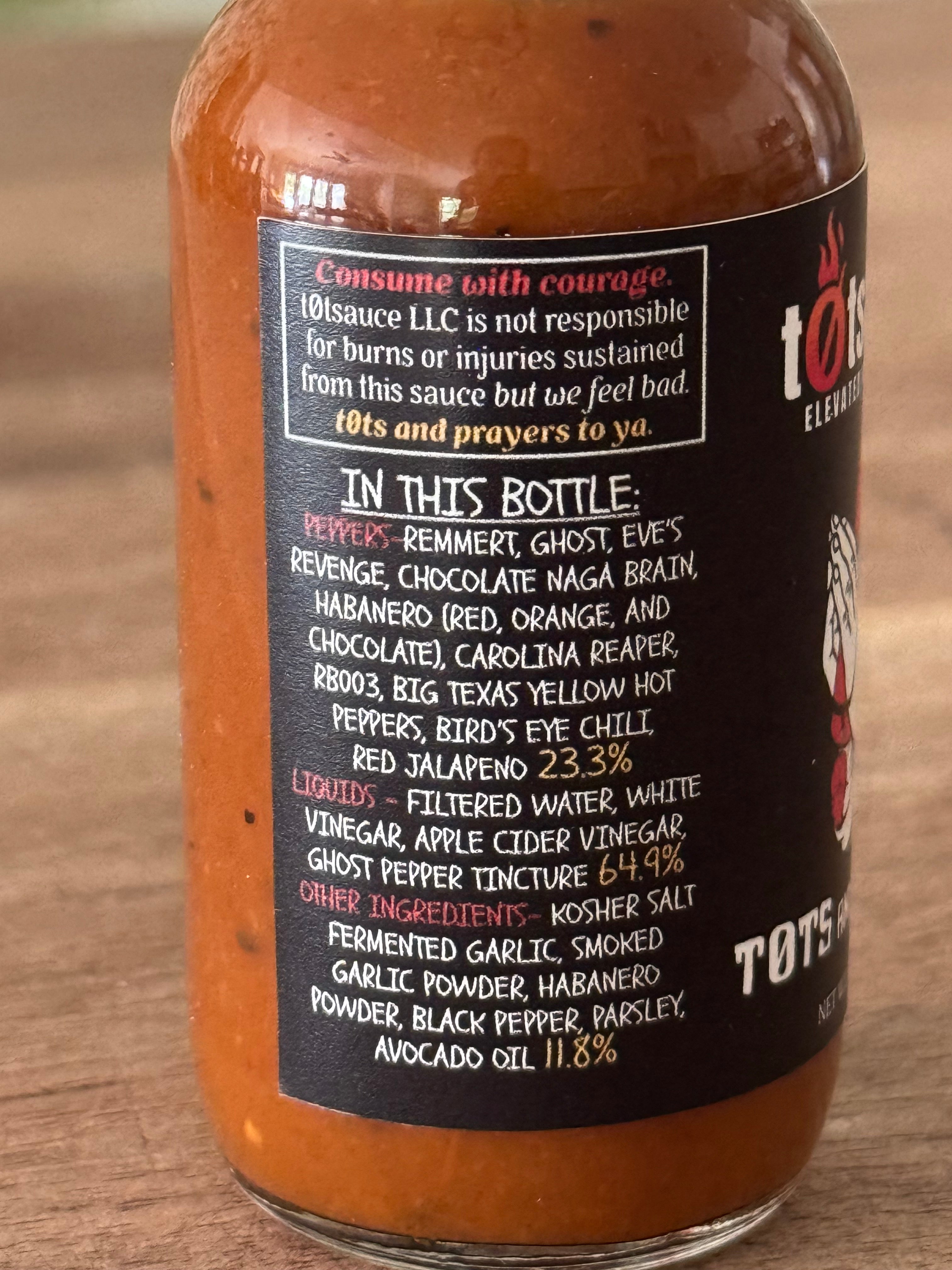 T0ts & Prayers Hot Sauce (2oz)