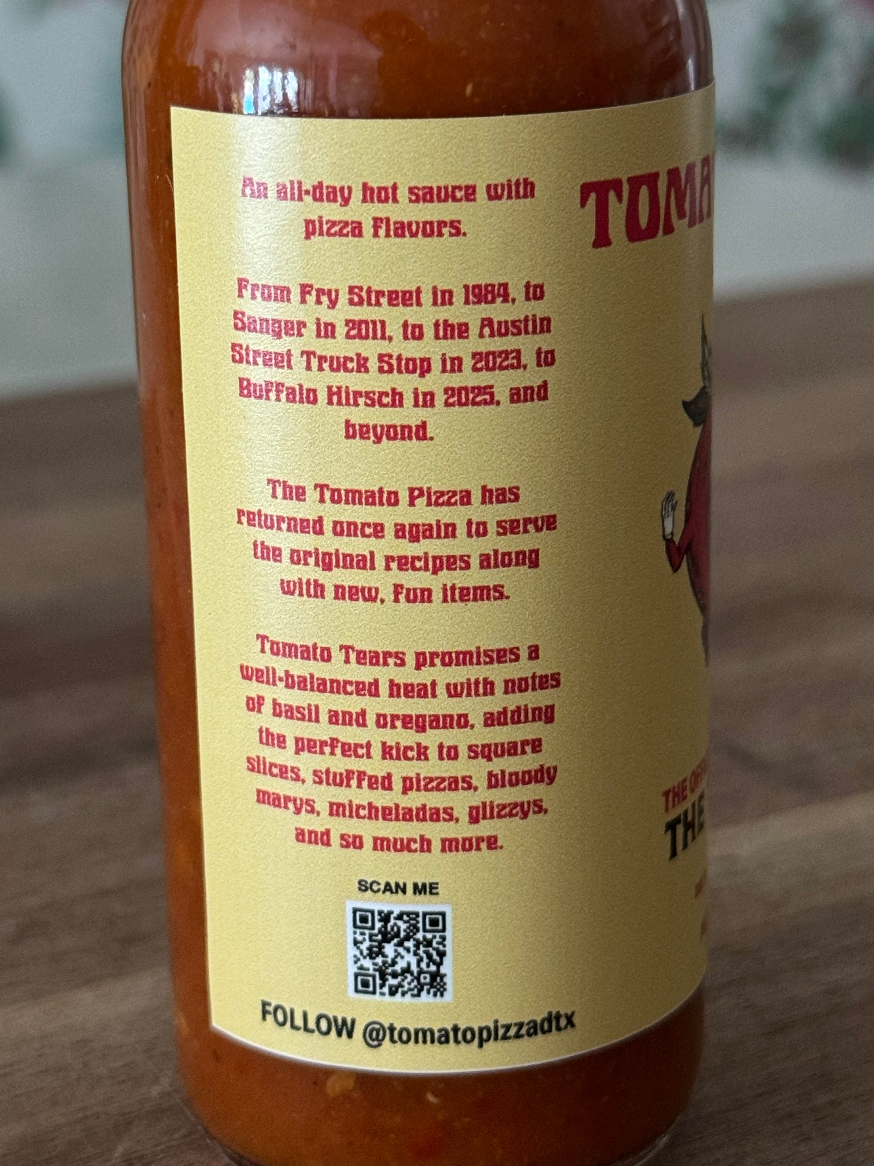 Tomato Tears Hot Sauce (5oz)