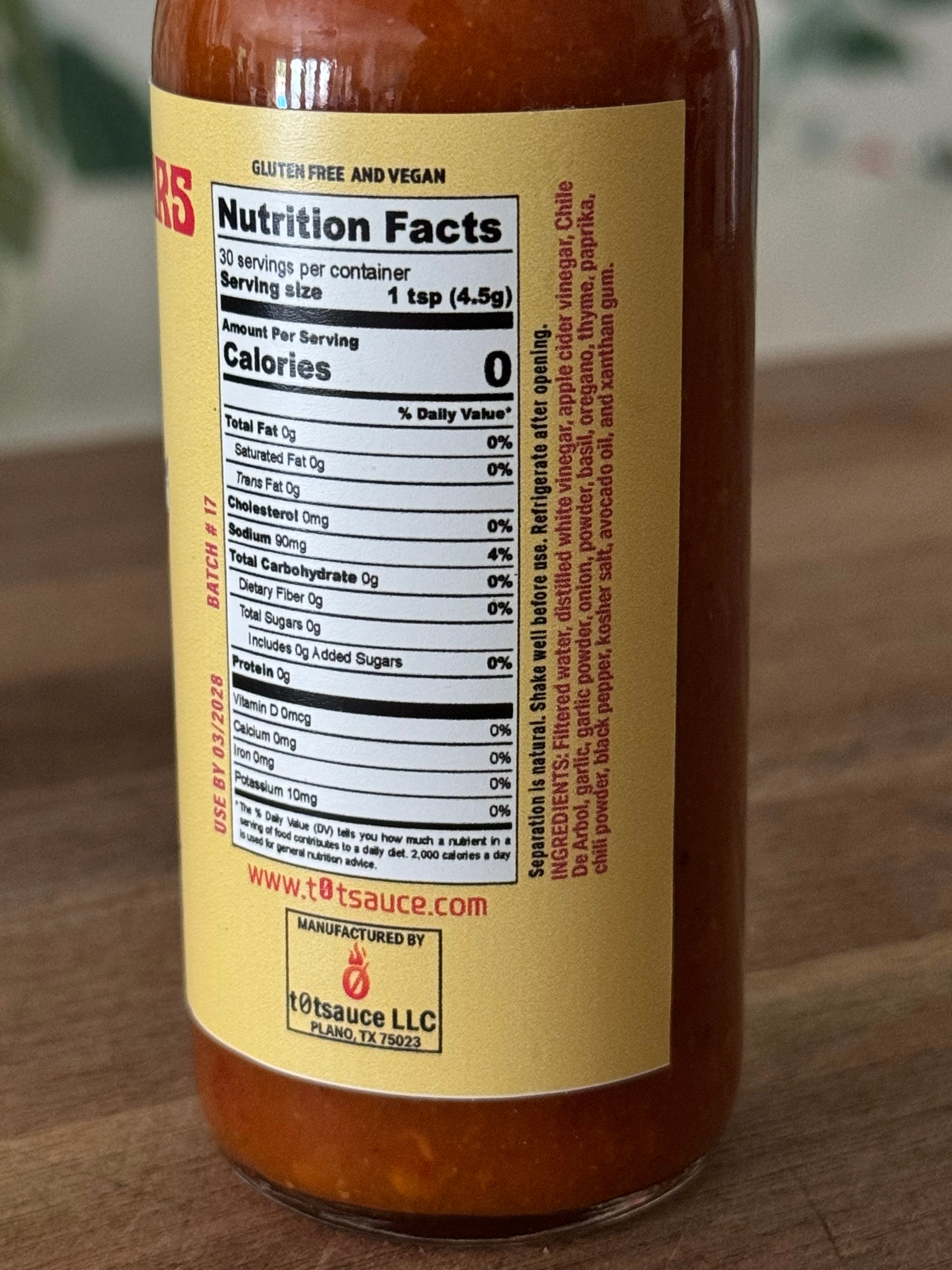 Tomato Tears Hot Sauce (5oz)