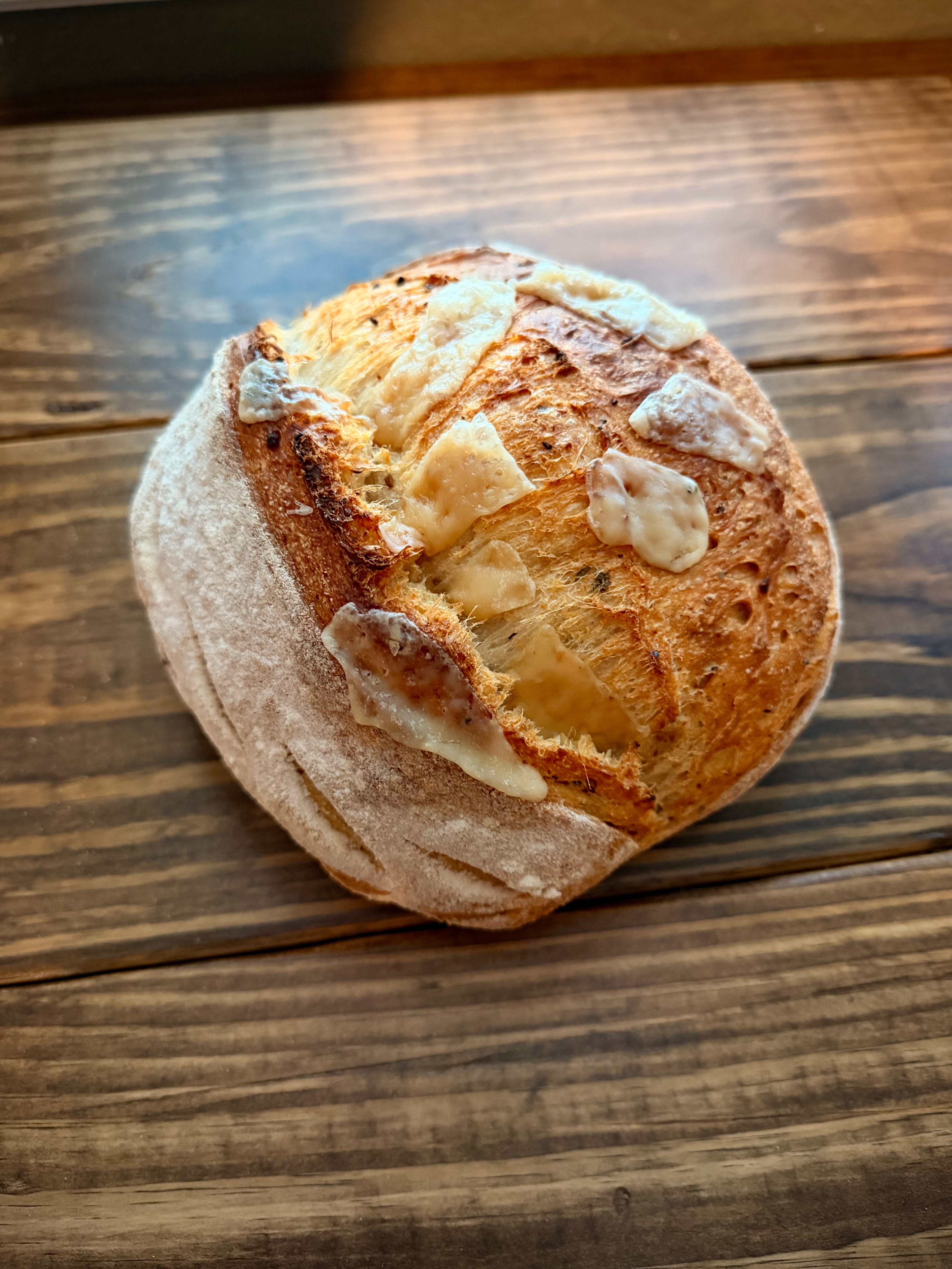 Roasted Garlic Parmesan Sourdough