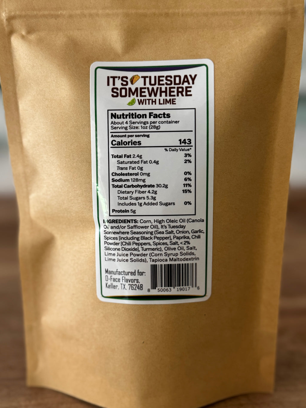 Taco Corn Nuts (4oz)