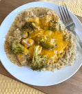 Cheesy Chicken and Broccoli Crock Pot Mix