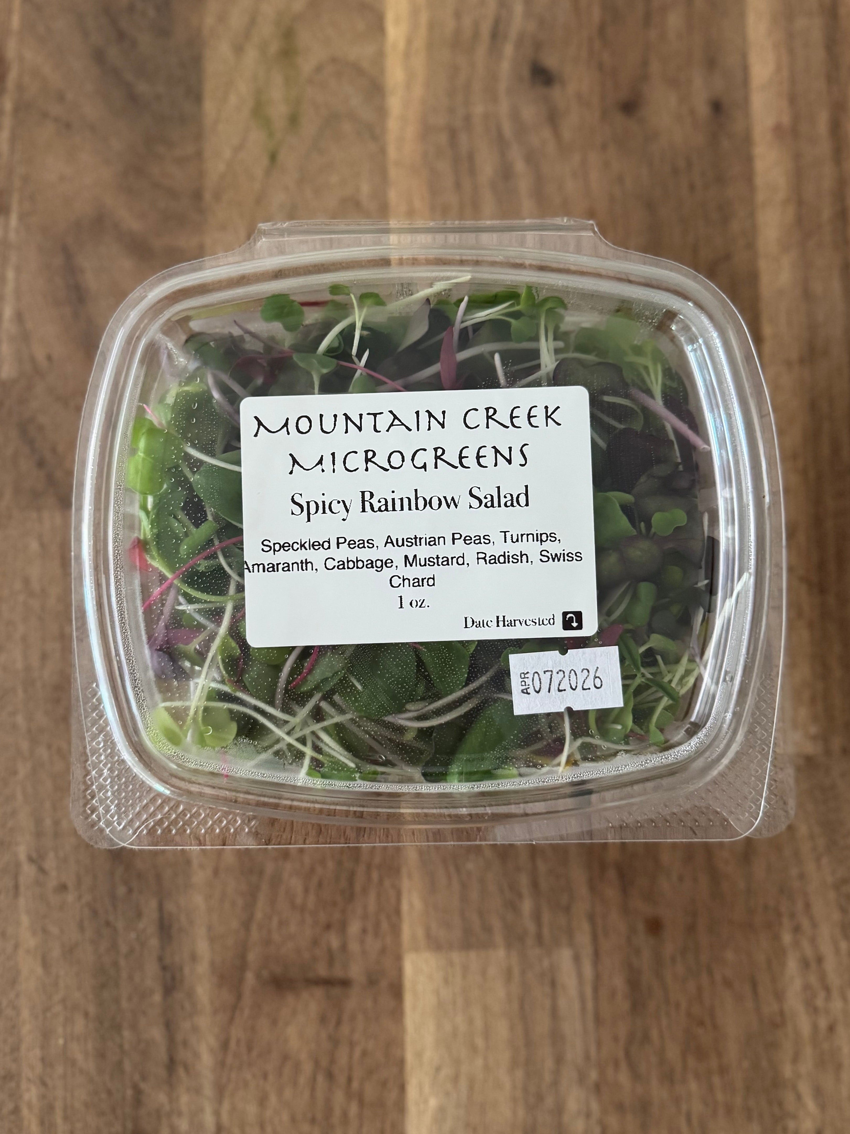 Spicy Microgreen Salad Blend (1oz or 2oz)
