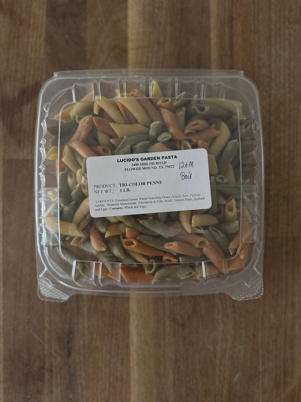 Tri-Color Penne (Dried, 1lb)