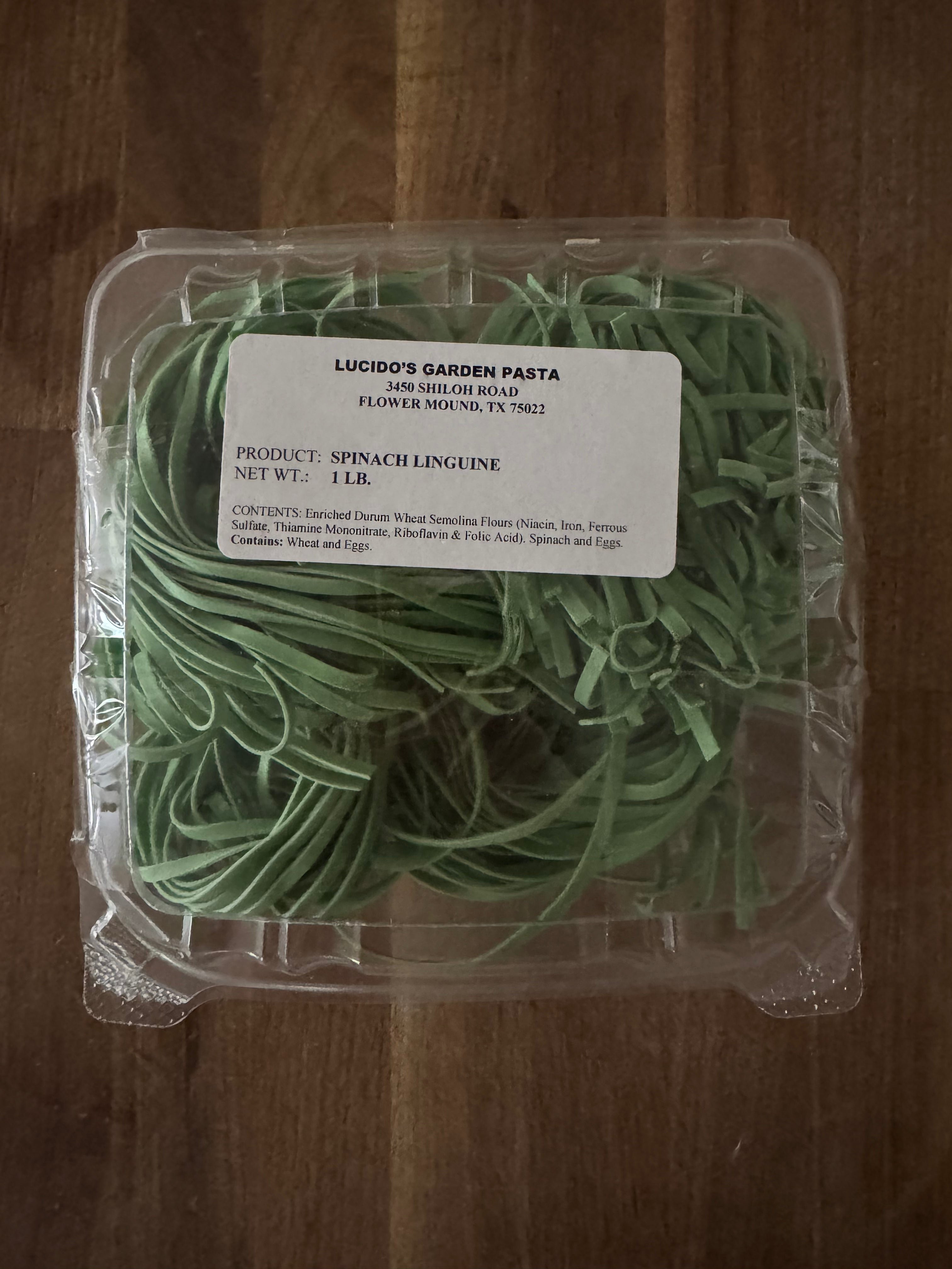 Spinach Linguine (Dried, 1lb)
