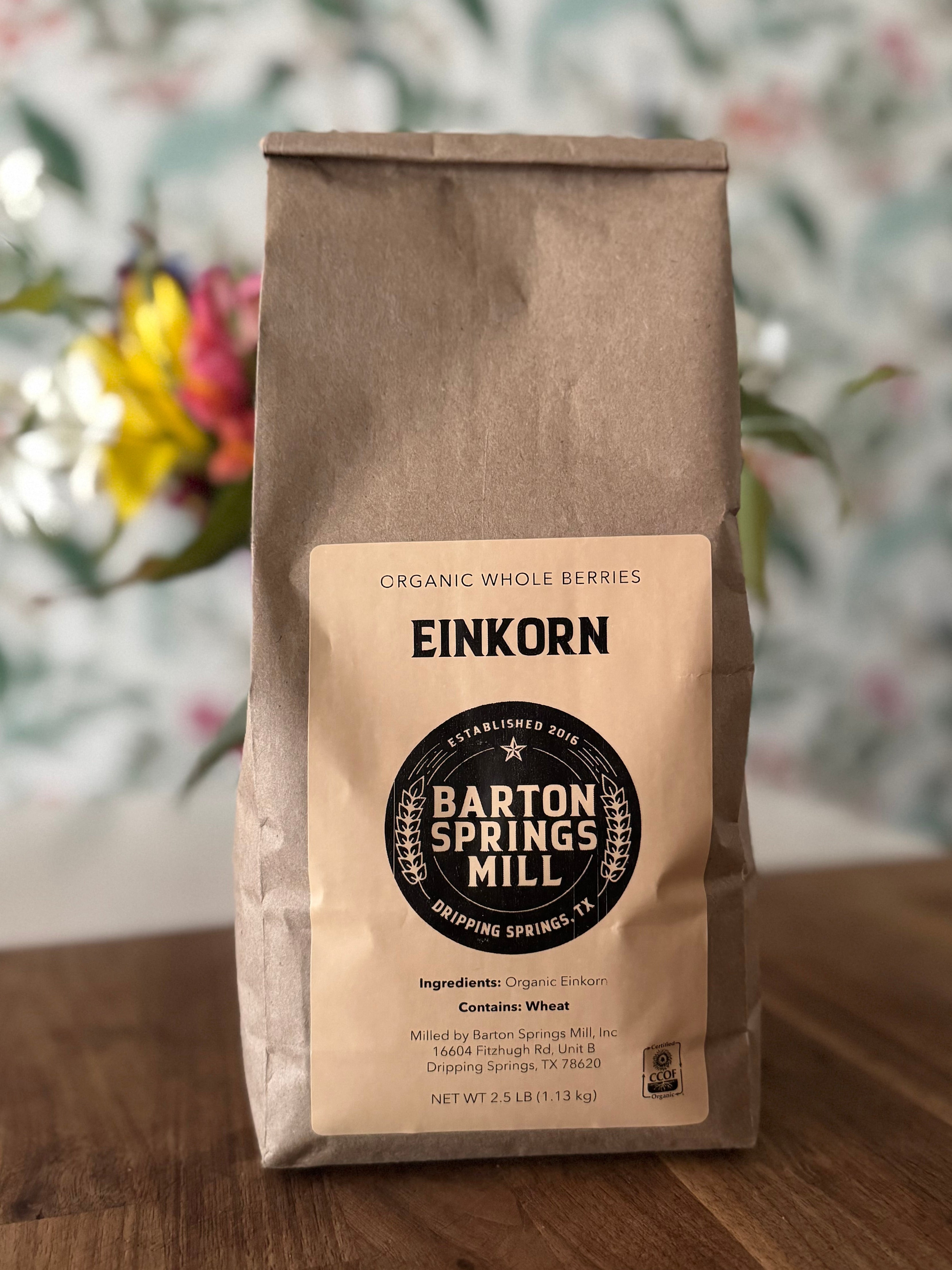 Organic Whole Einkhorn Wheat Berries (2.5 lb)