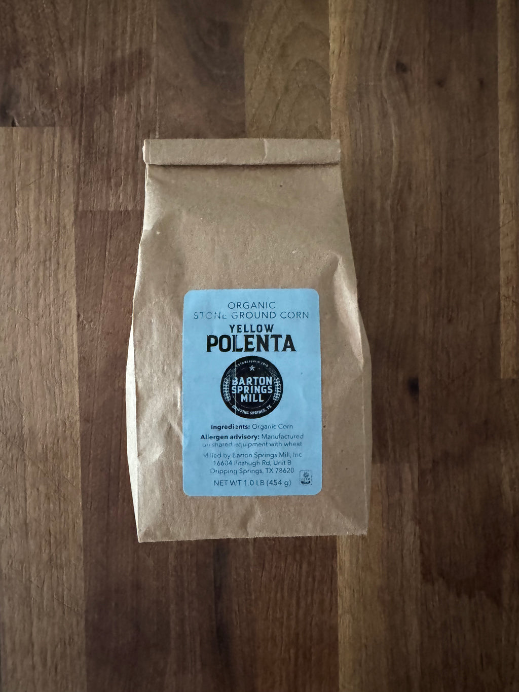 Organic Stone Ground Polenta (1lb)