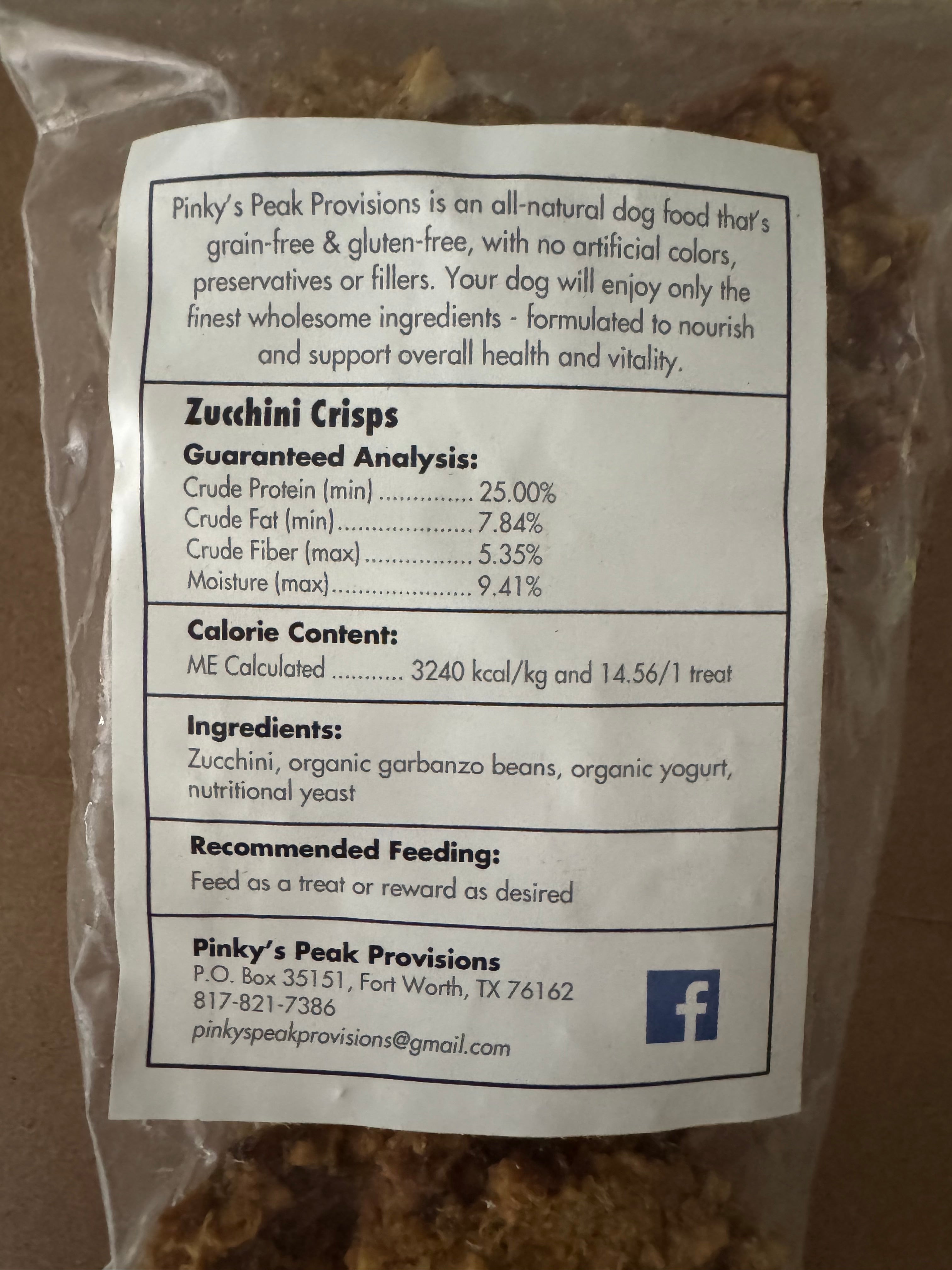 Zucchini Crisps (Dog Treats)