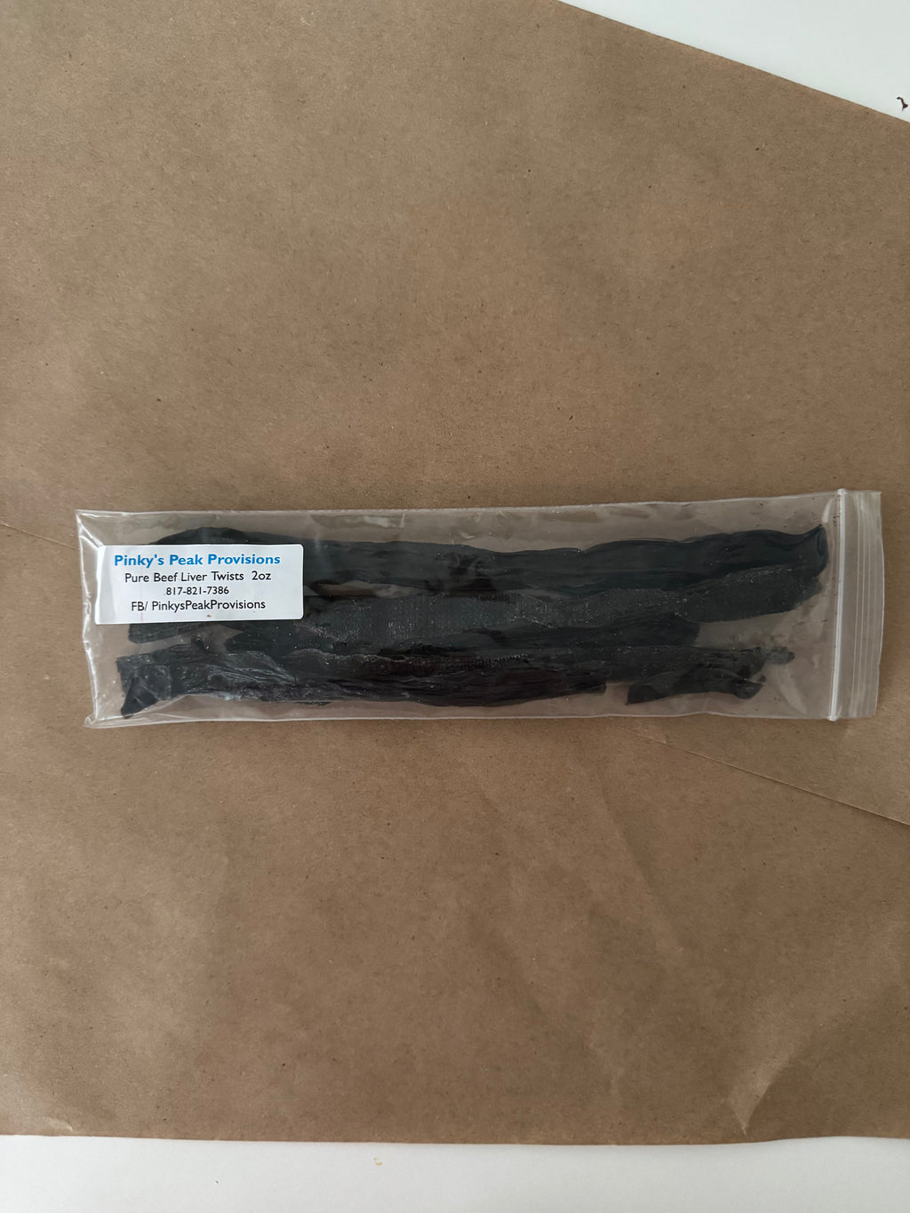 Beef Liver Meat Twists (Dog Treat)