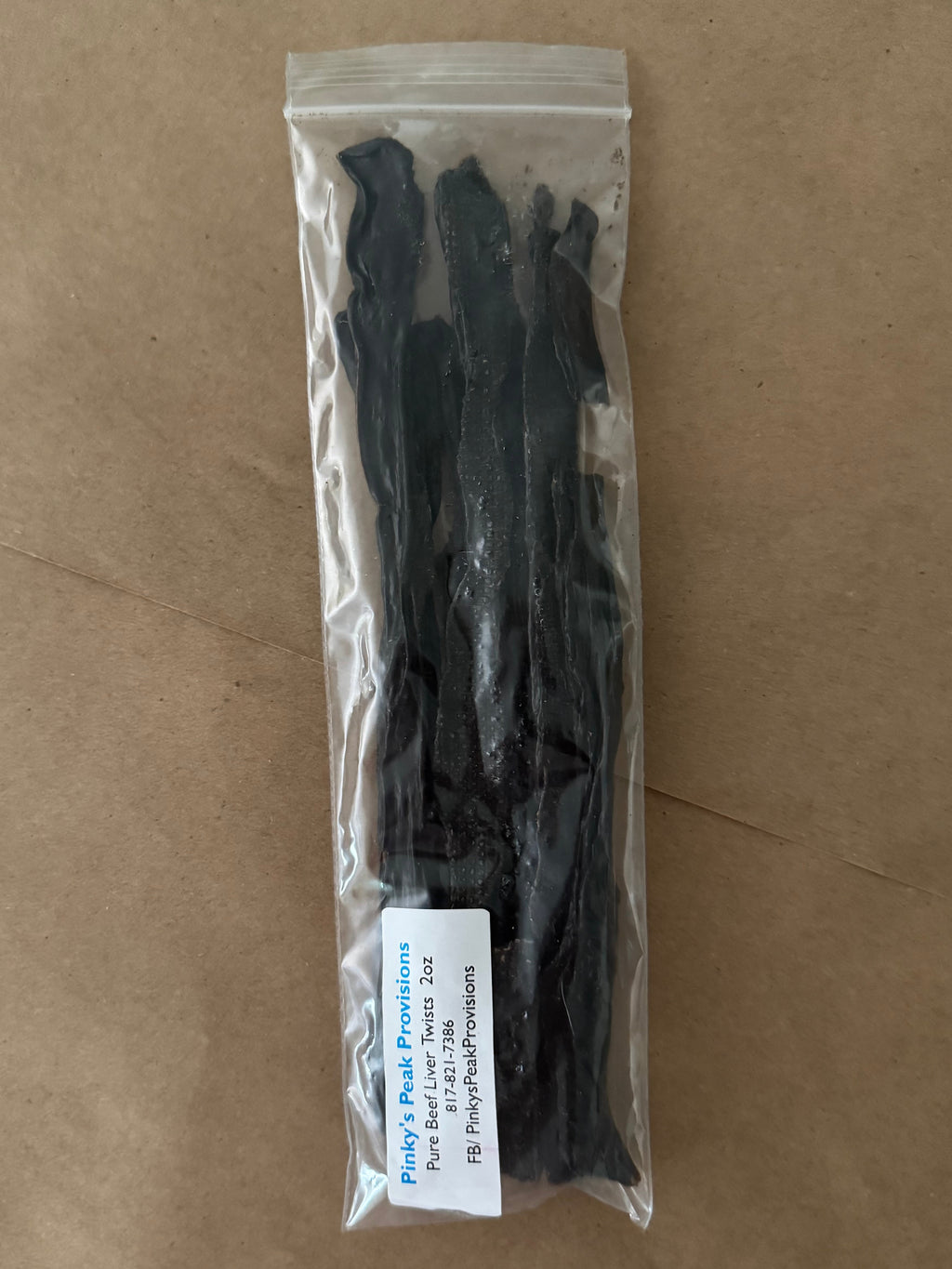 Beef Liver Meat Twists (Dog Treat)