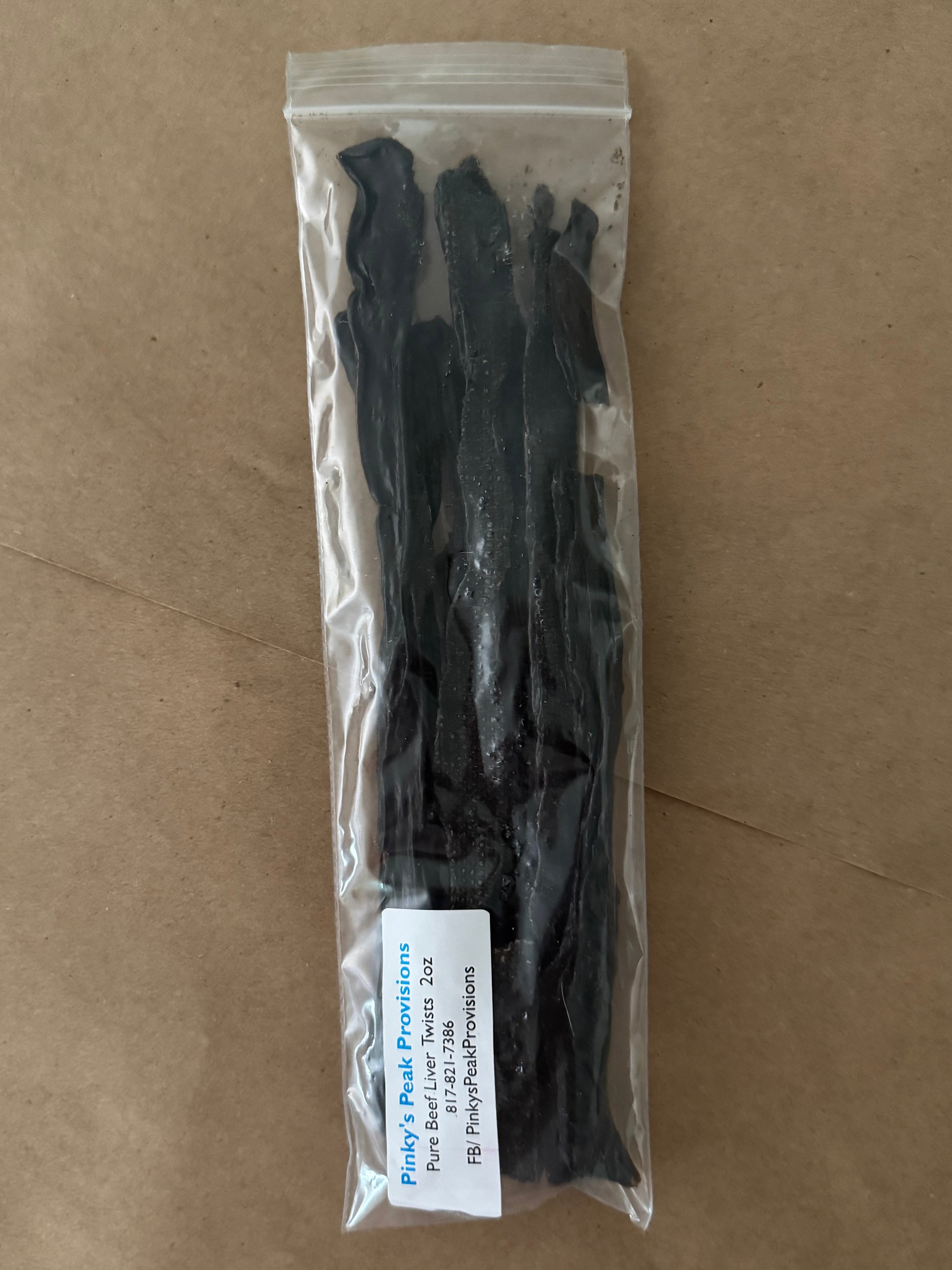 Beef Liver Meat Twists (Dog Treat)