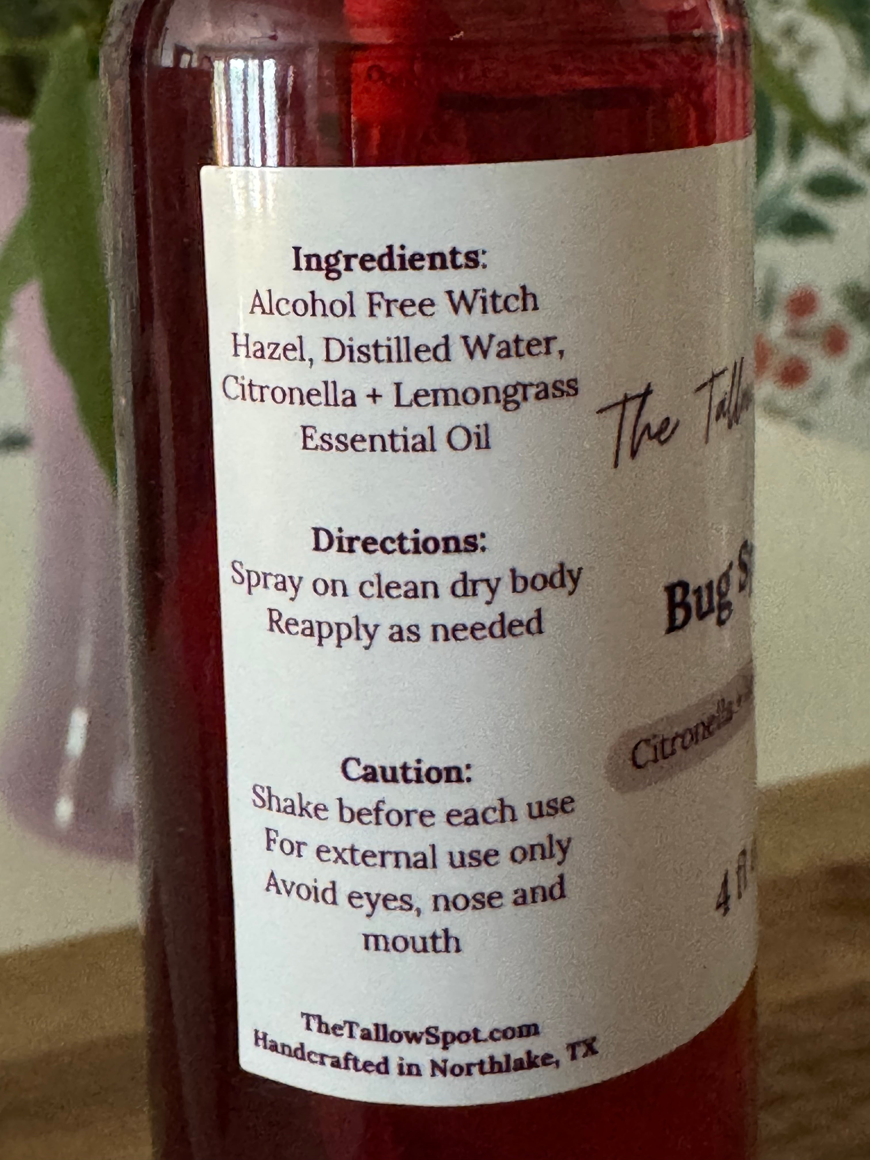 Natural Bug Spray
