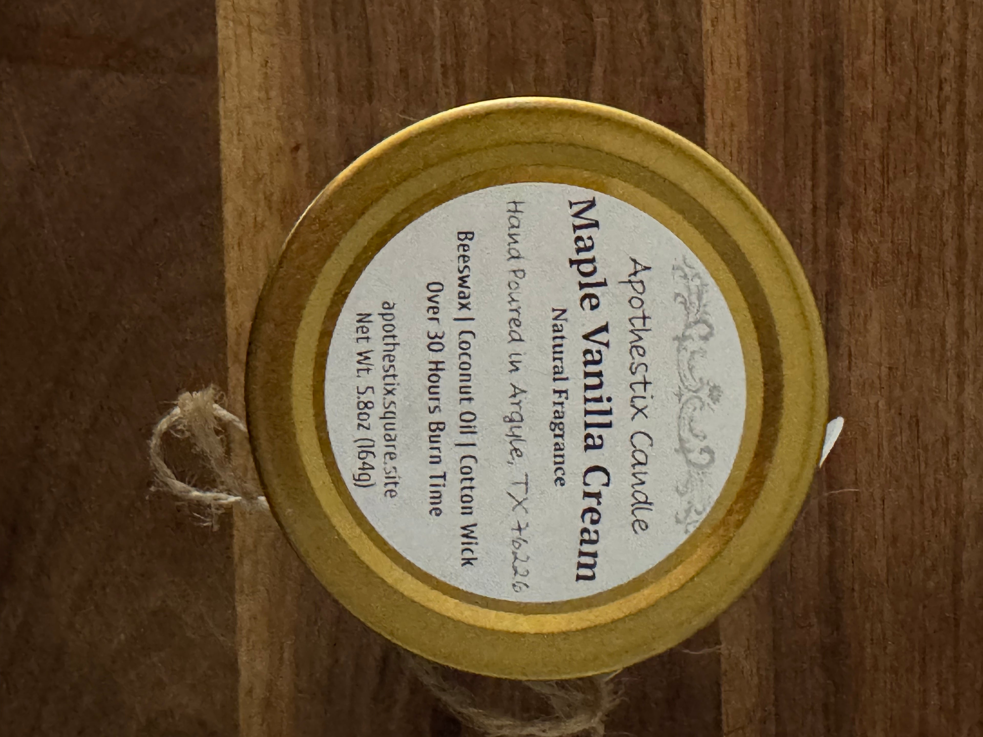 Non-Toxic Beeswax Blend Candle - Vintage Jar (Choose Scent)