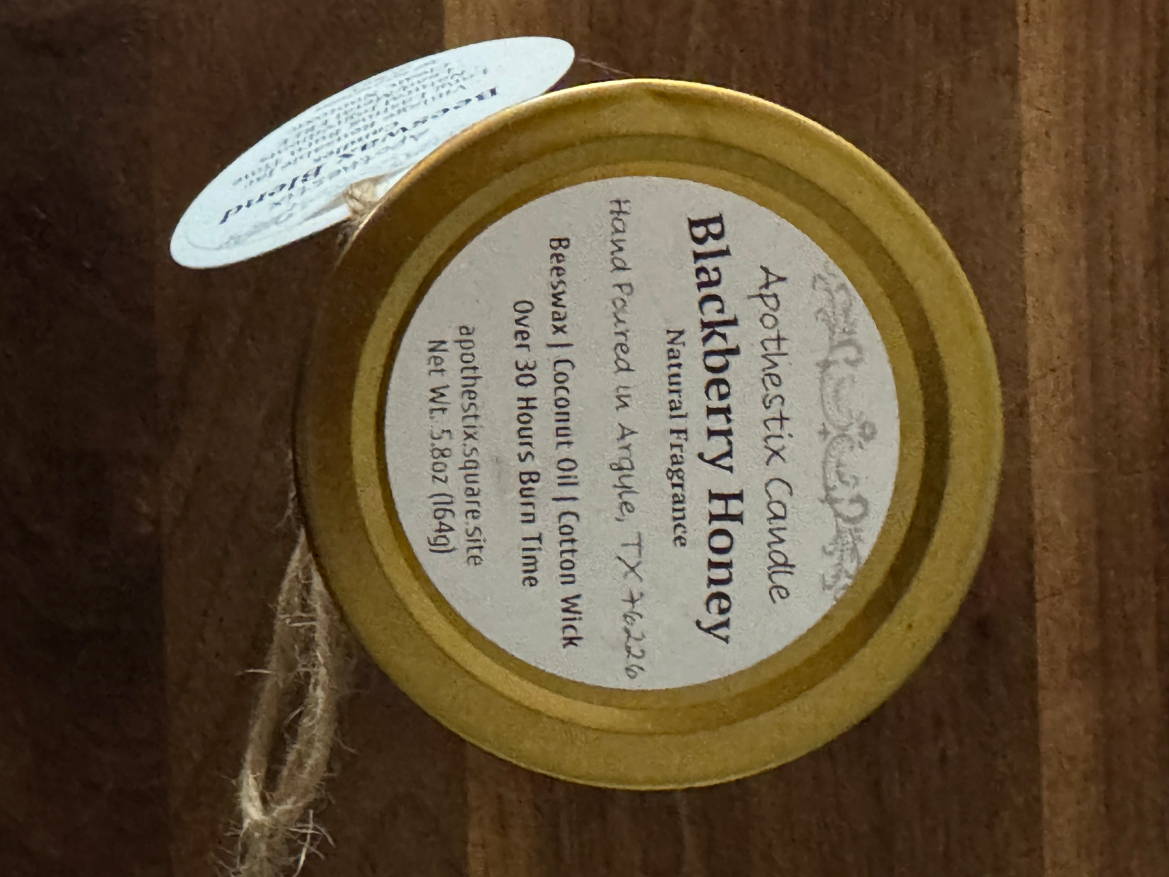 Non-Toxic Beeswax Blend Candle - Vintage Jar (Choose Scent)
