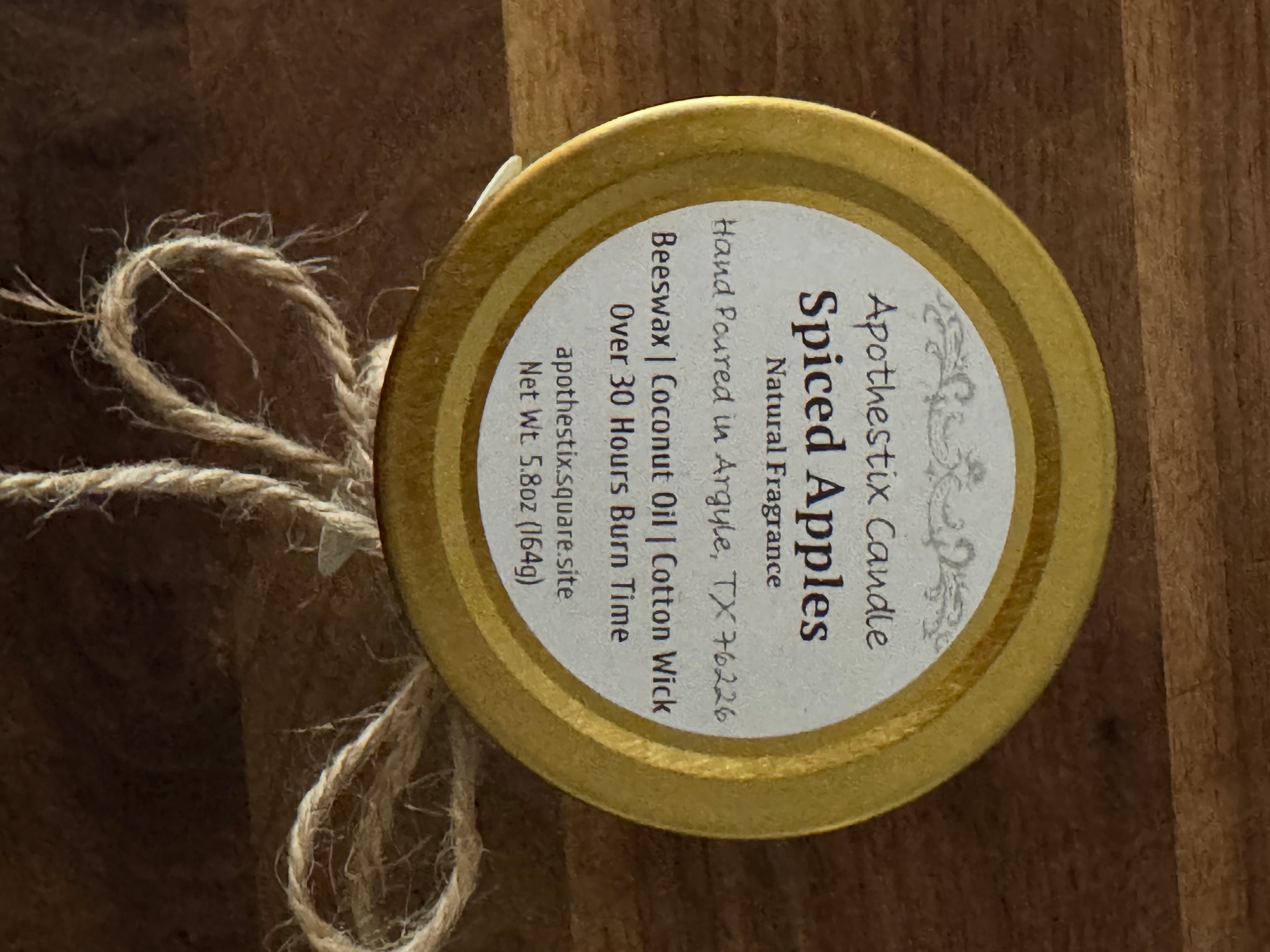Non-Toxic Beeswax Blend Candle - Vintage Jar (Choose Scent)