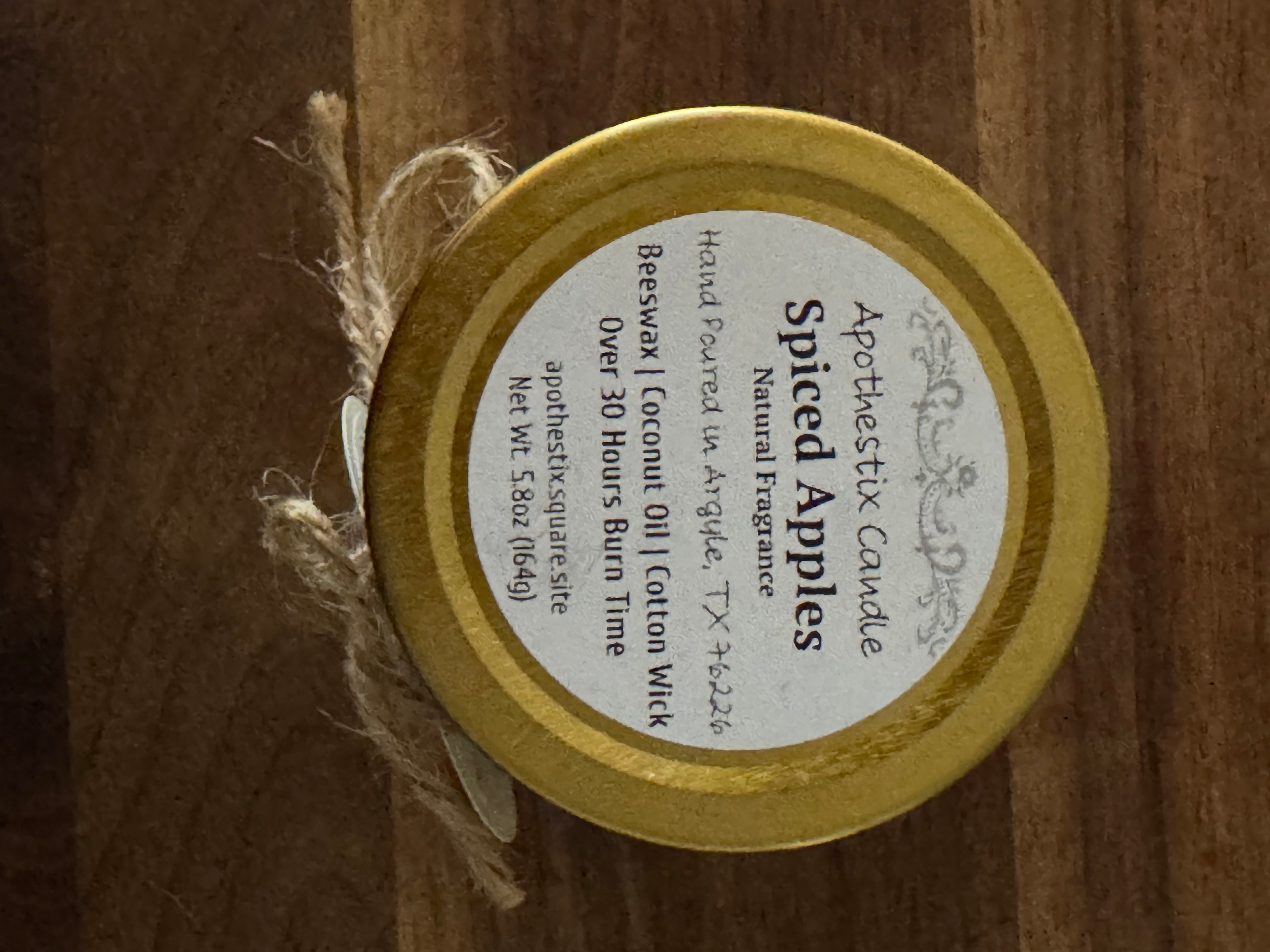 Non-Toxic Beeswax Blend Candle - Vintage Jar (Choose Scent)