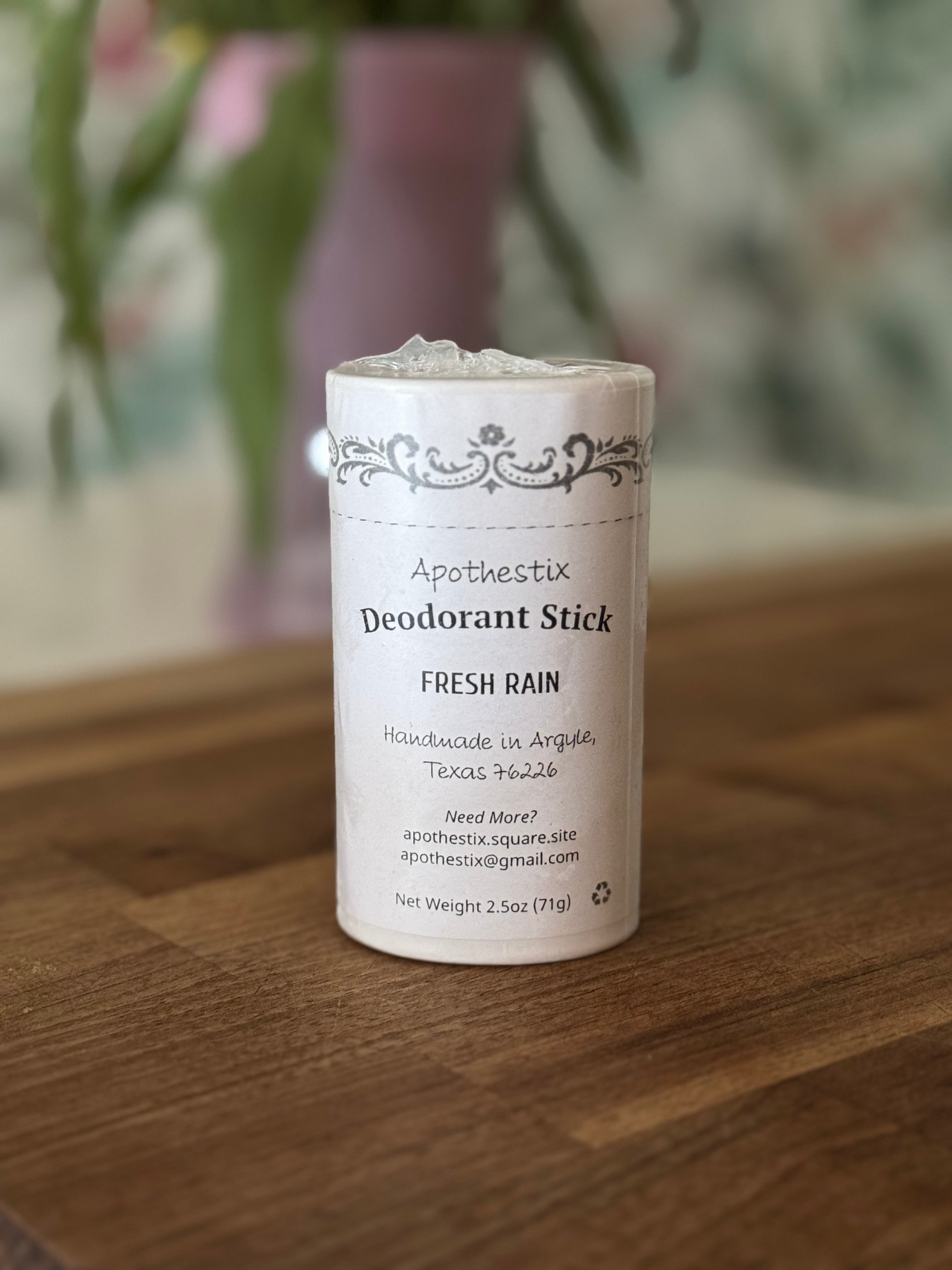 Plant-Based Deodorant Stick (Choose Scent)